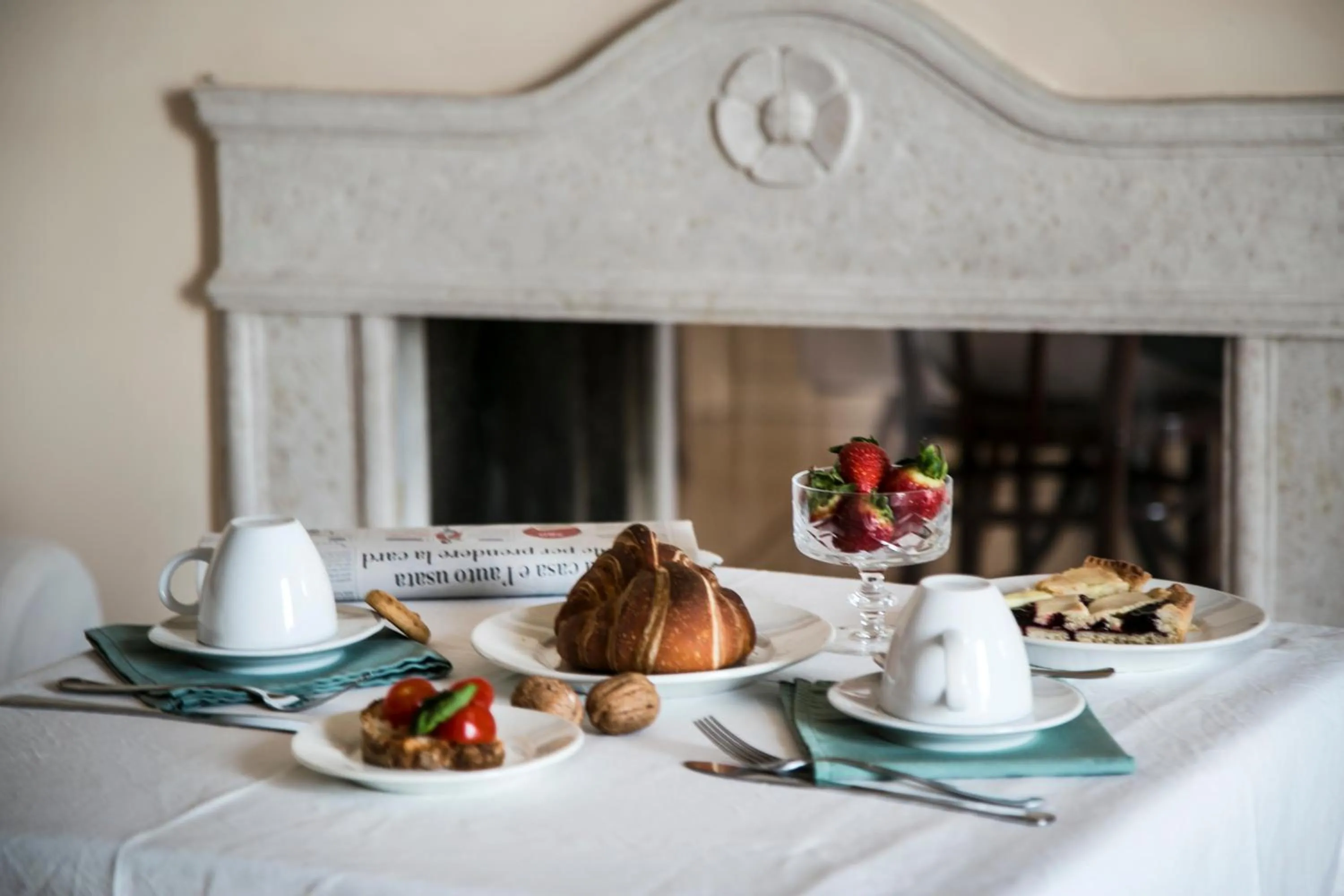 Food and drinks in La Dolce Vista - B&B di Charme