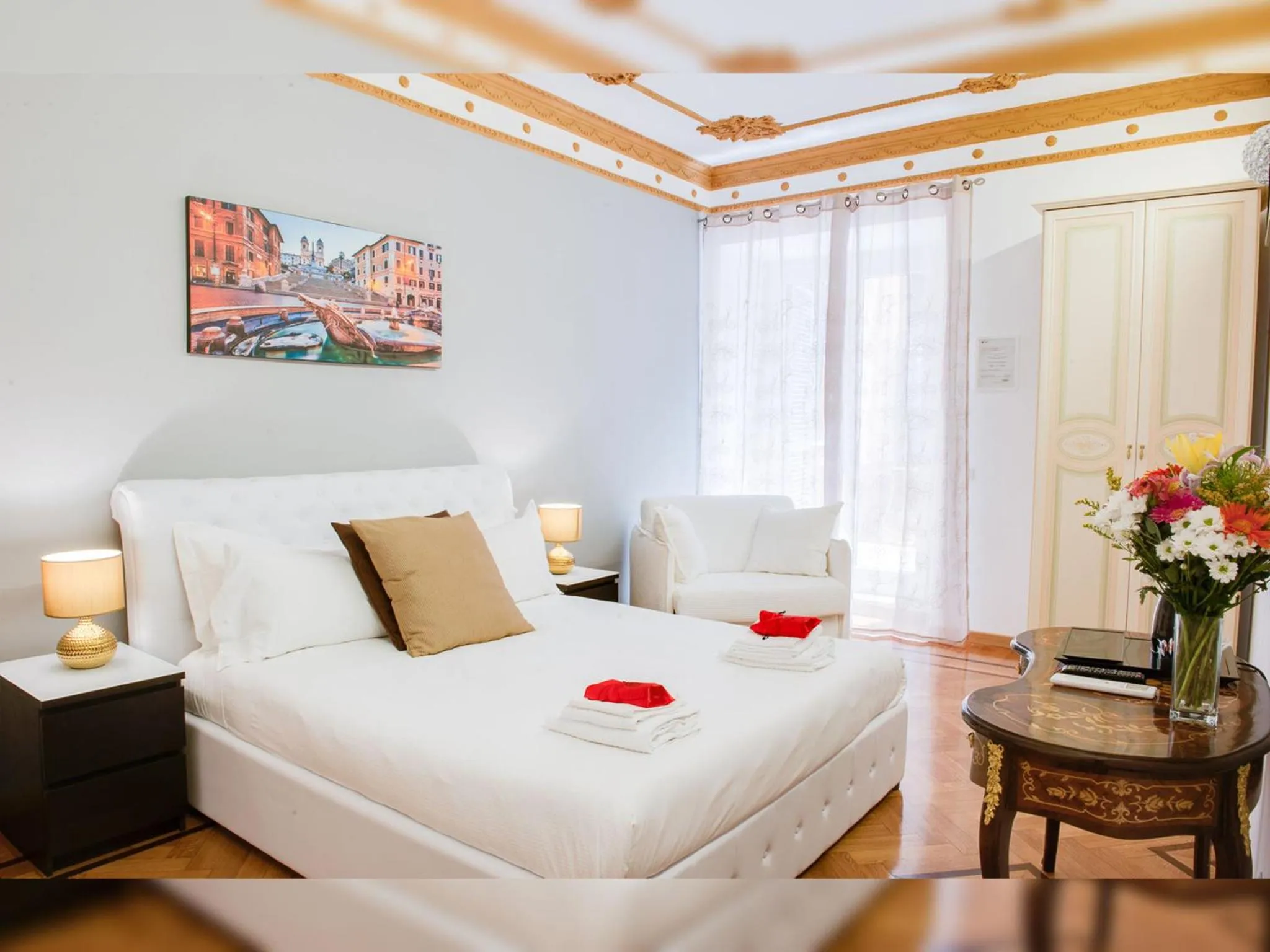 Bed in Lh Royal Suites Terrace