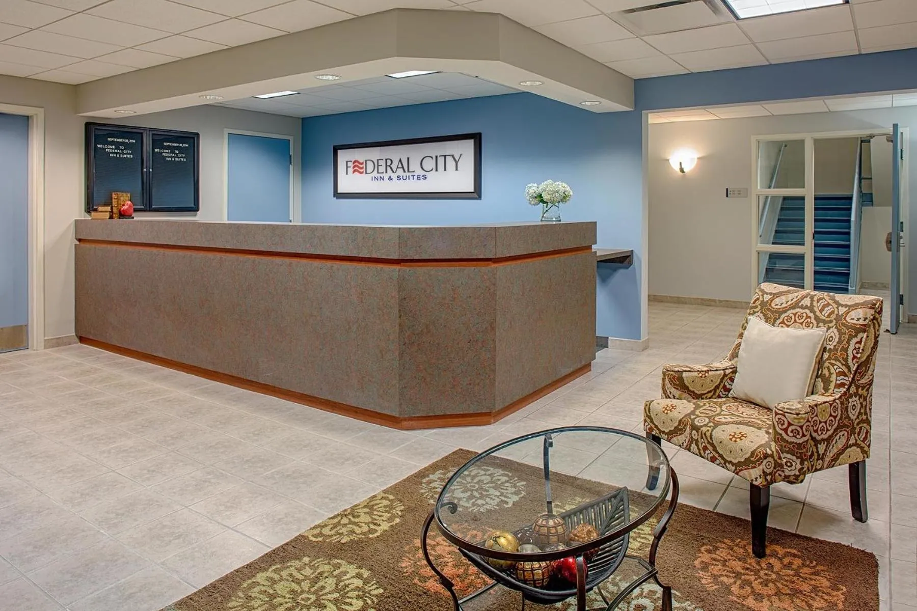 Lobby or reception in Federal City Inn & Suites