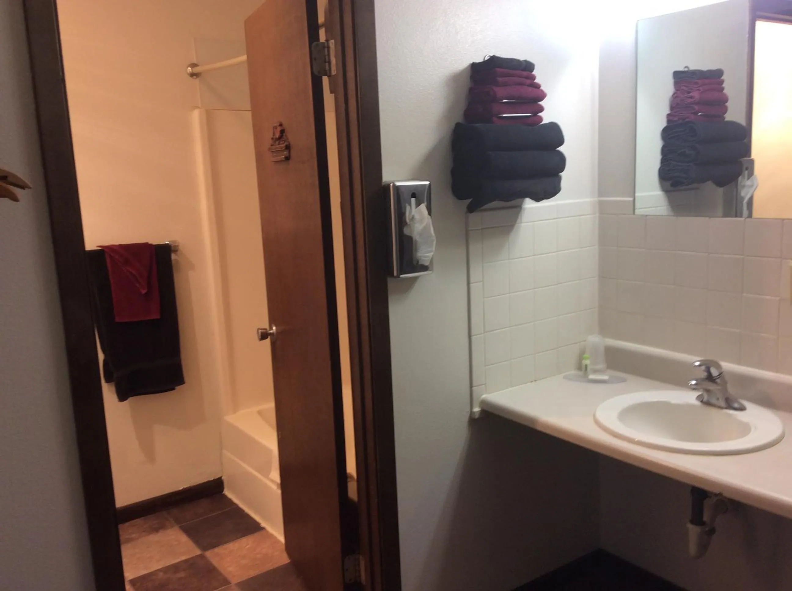 Bathroom in Sports Club Motel