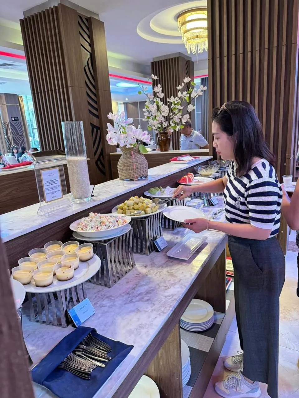 Breakfast in Mường Thanh Grand Dien Bien Phu Hotel