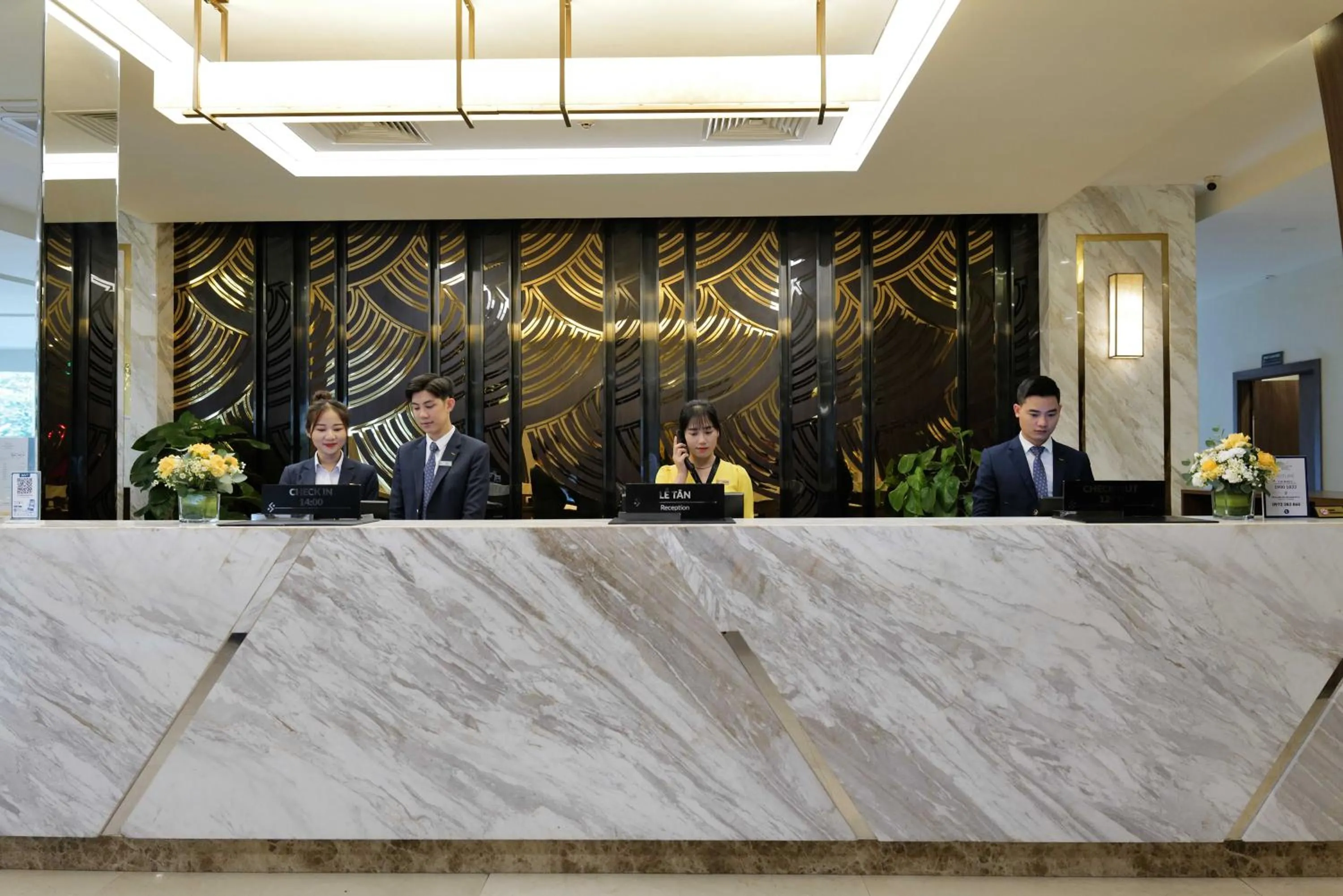 Lobby or reception in Mường Thanh Grand Dien Bien Phu Hotel