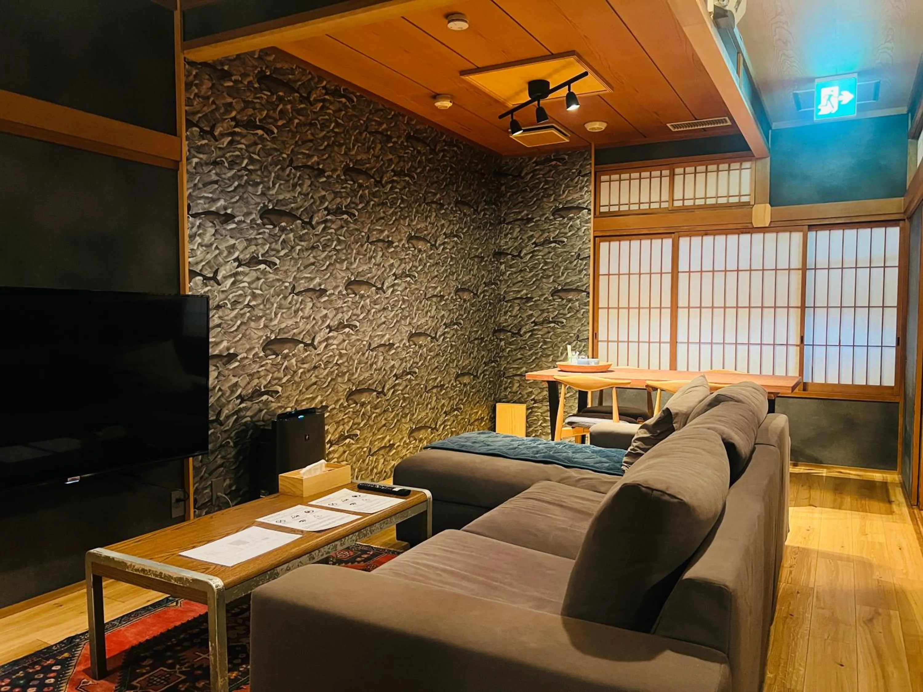 Living room in SIDOU 　INN