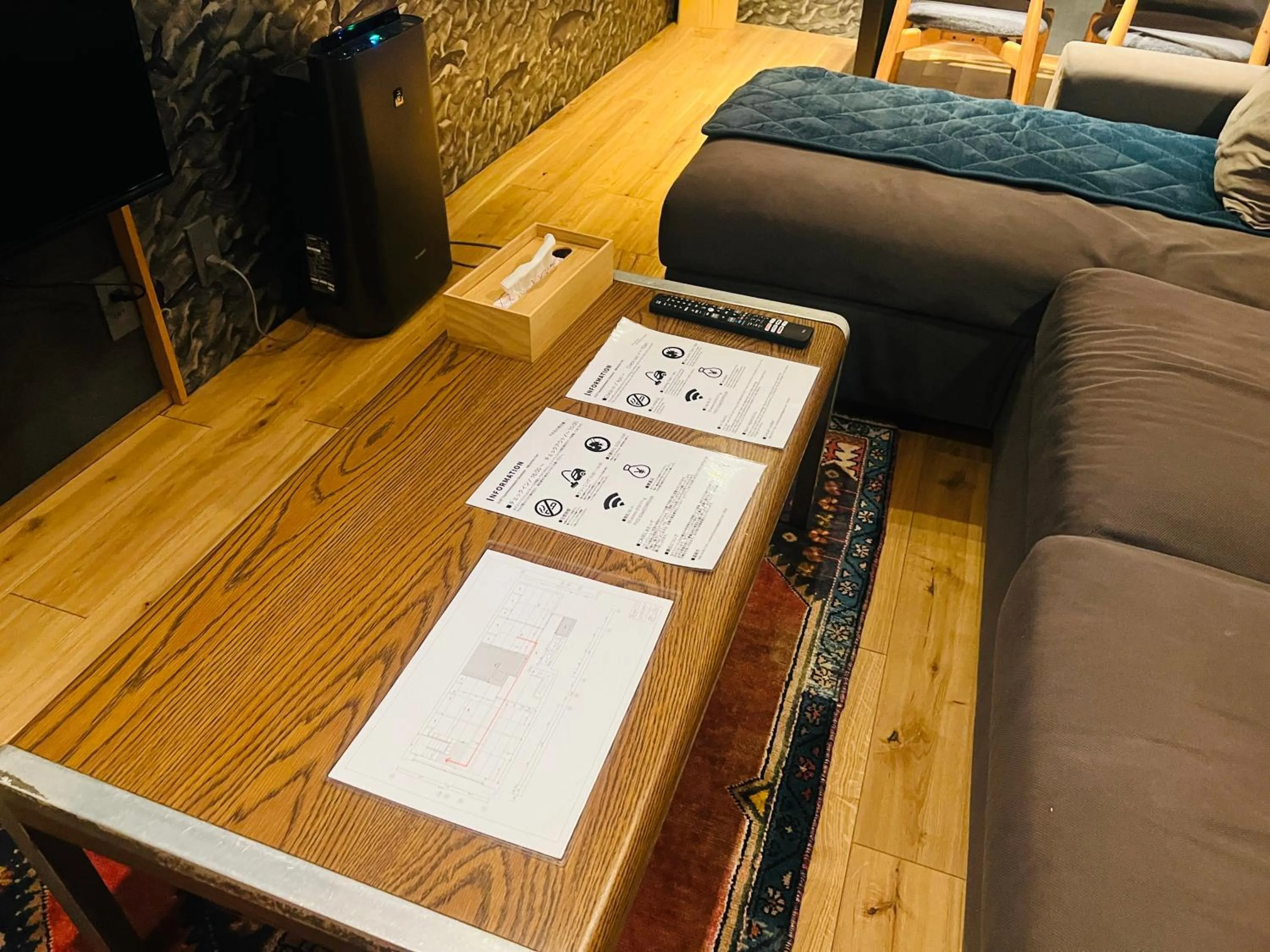 Living room in SIDOU 　INN