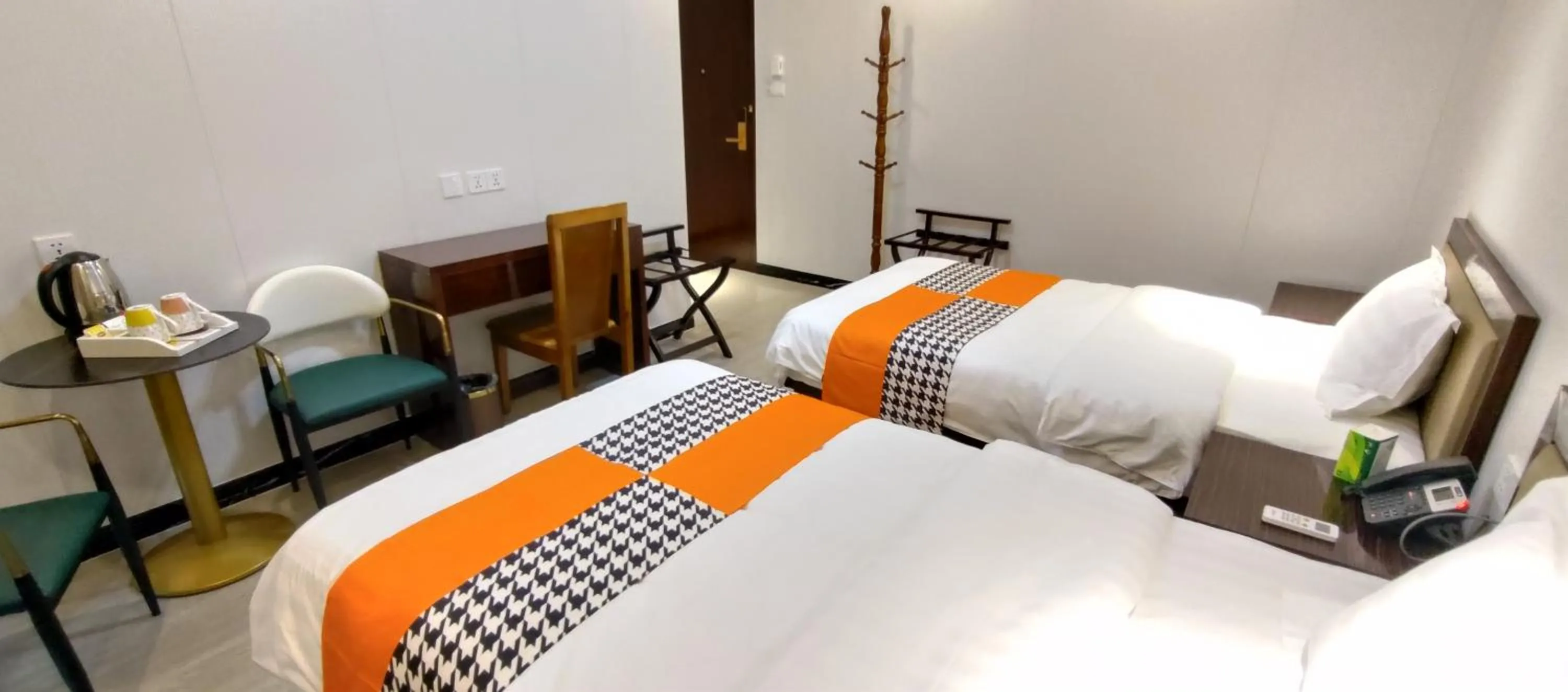 Bed in Sky Garden Hotel