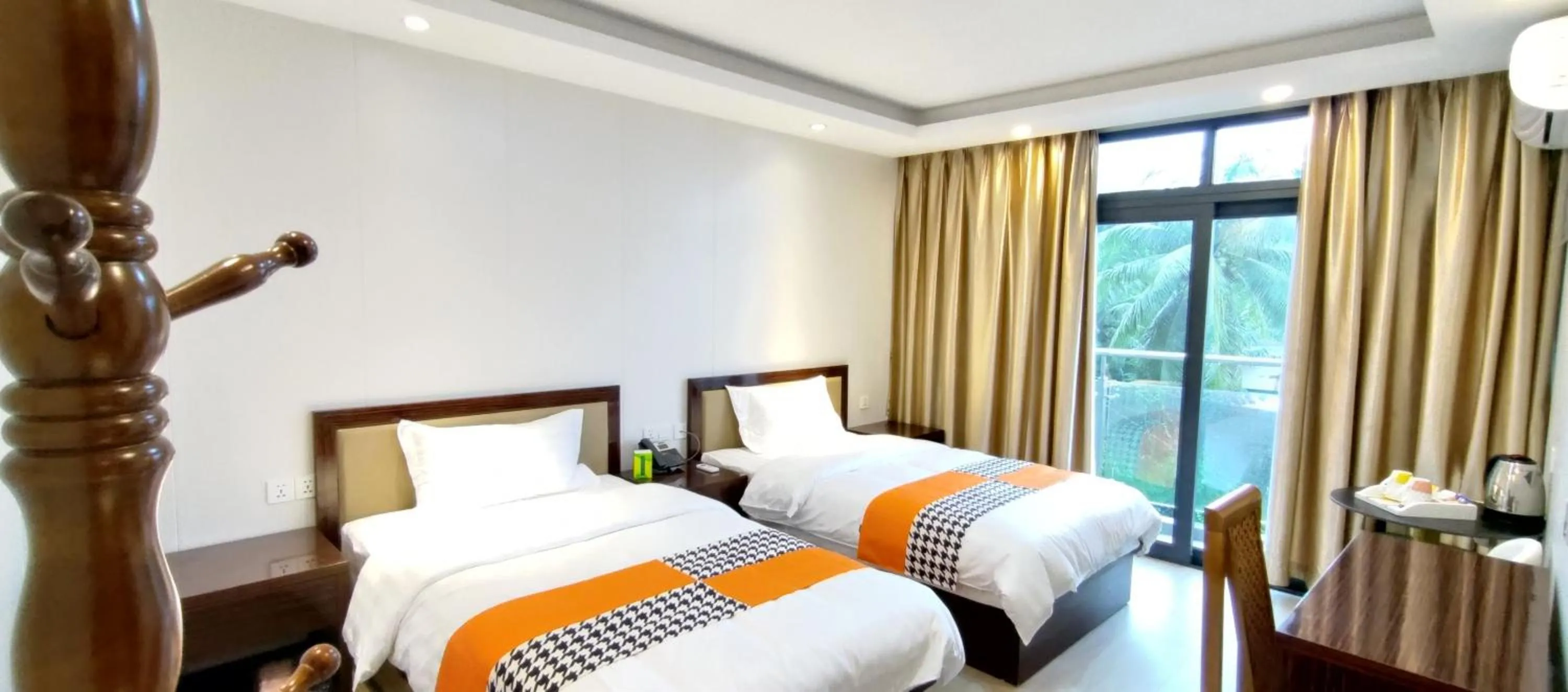 Photo of the whole room, Bed in Sky Garden Hotel