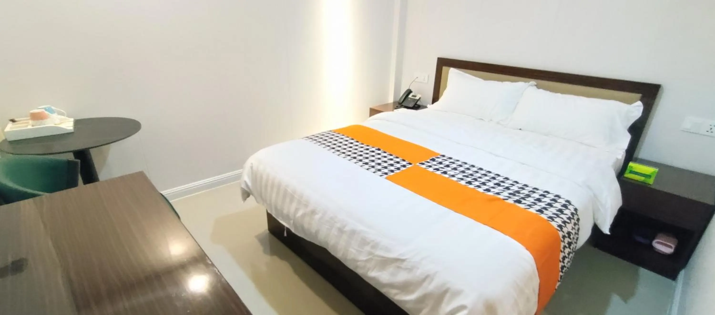 Bed in Sky Garden Hotel