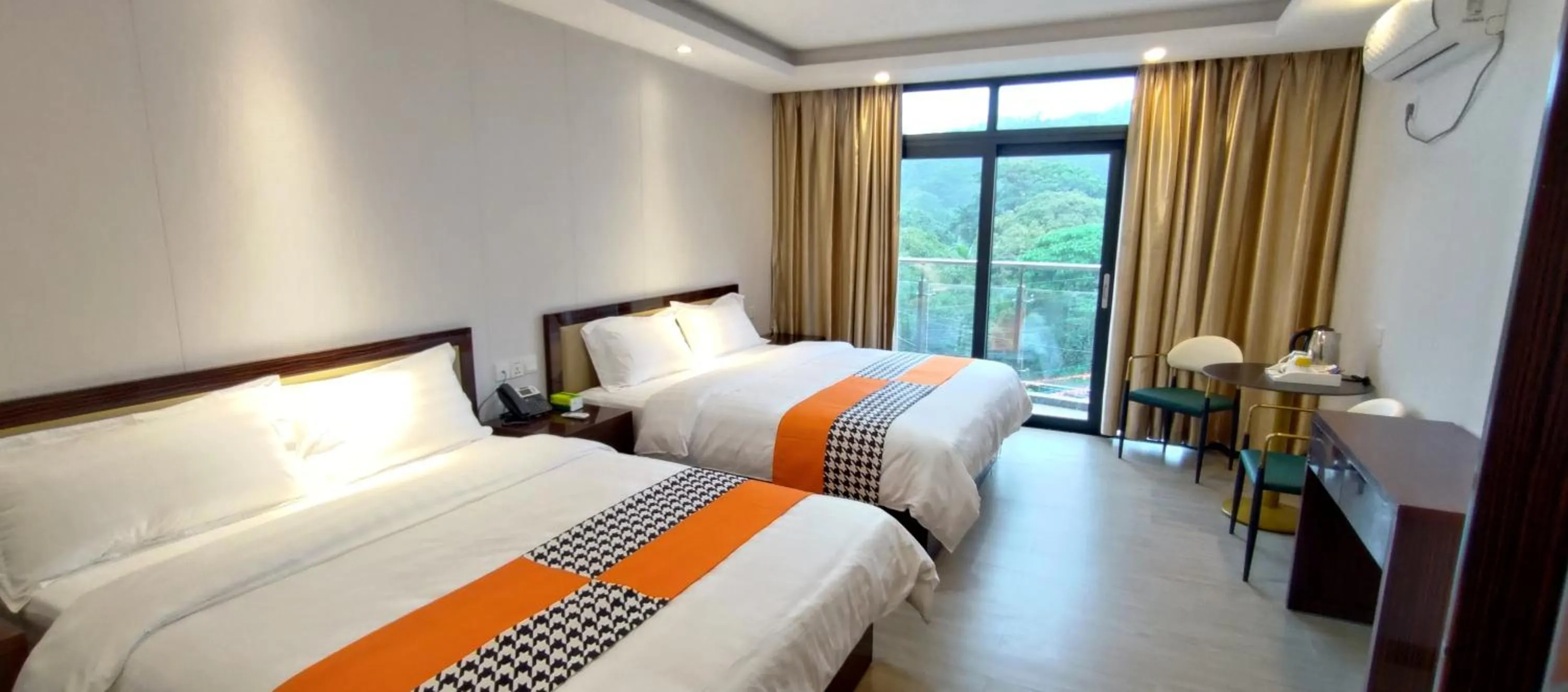 Bed in Sky Garden Hotel