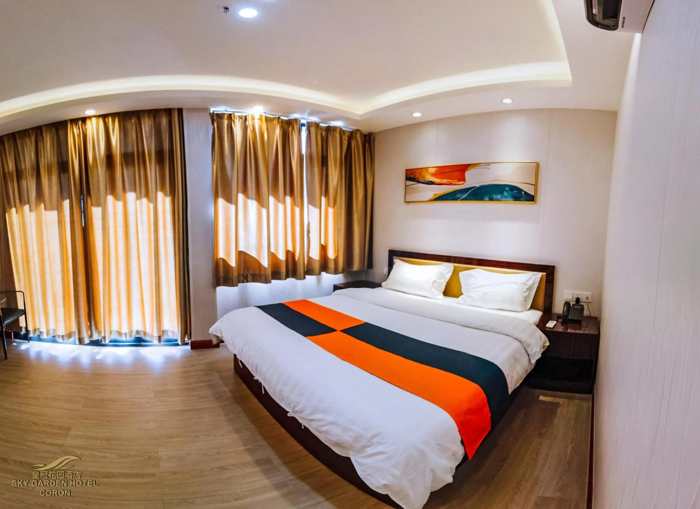 Bed in Sky Garden Hotel