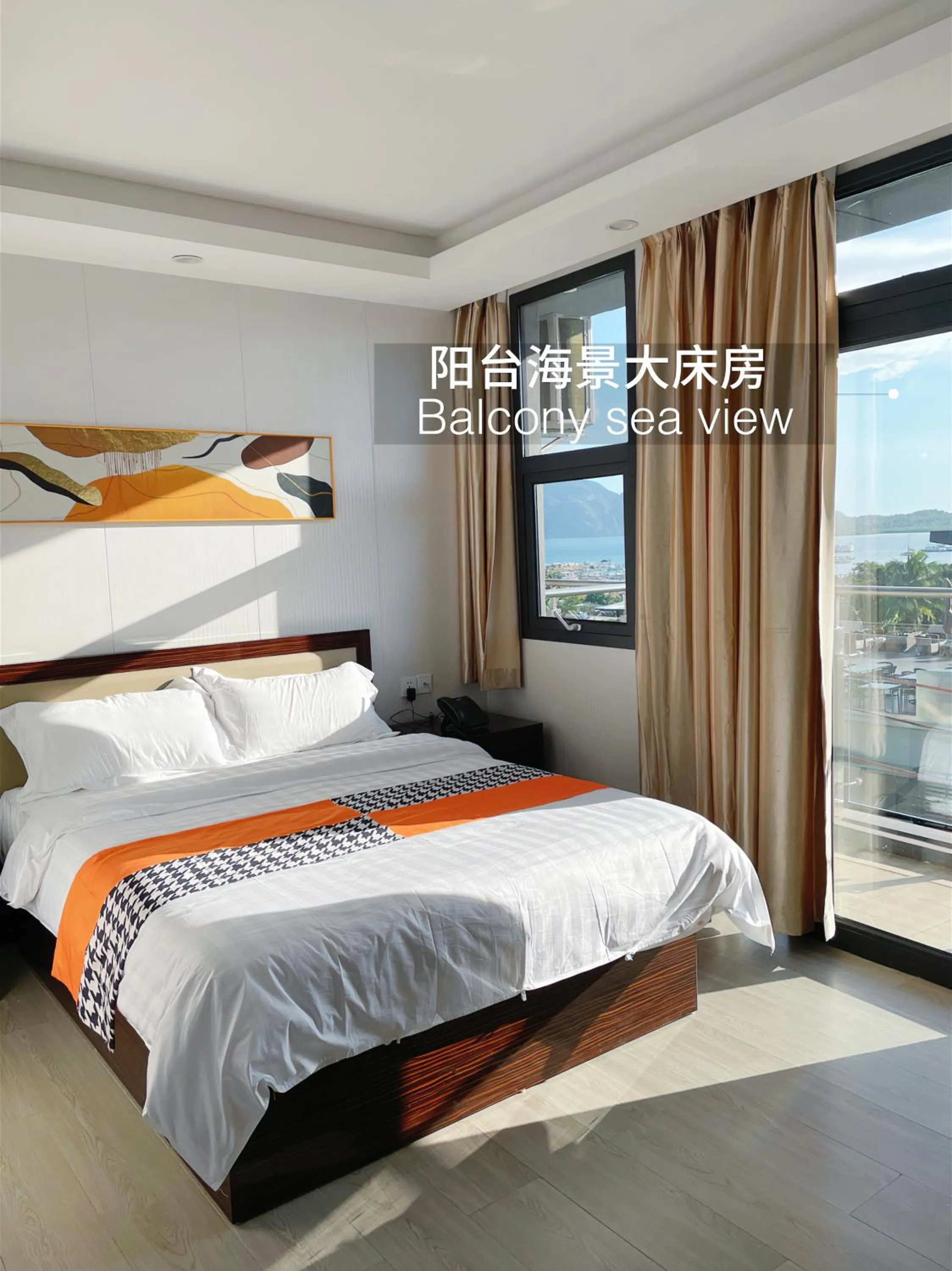 Bed in Sky Garden Hotel