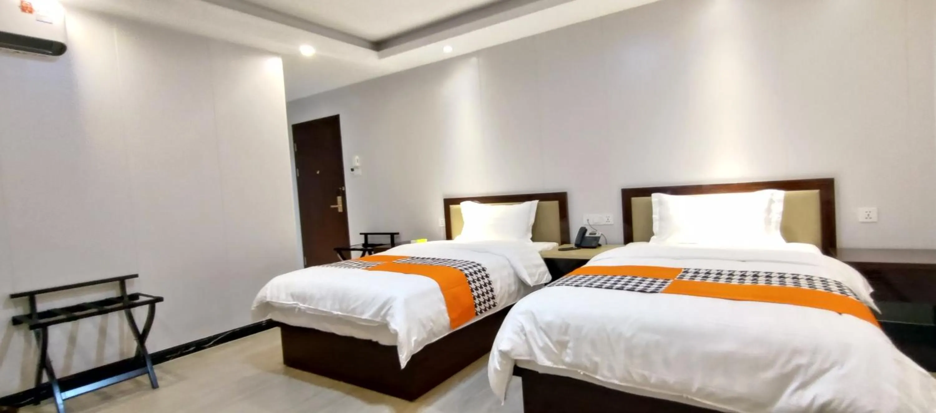 Photo of the whole room, Bed in Sky Garden Hotel