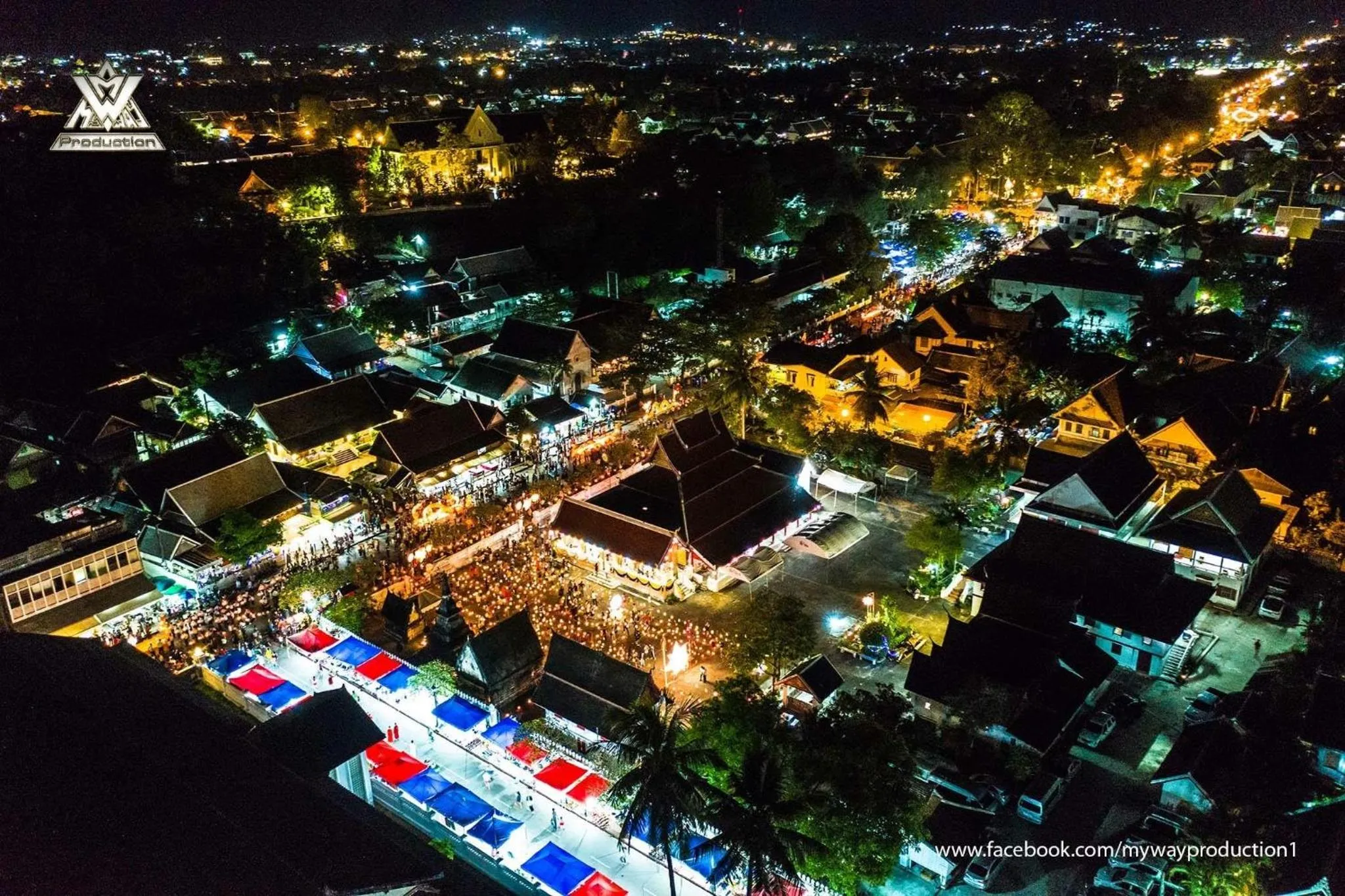 Bird's eye view in Golden Lotus Boutique Hotel