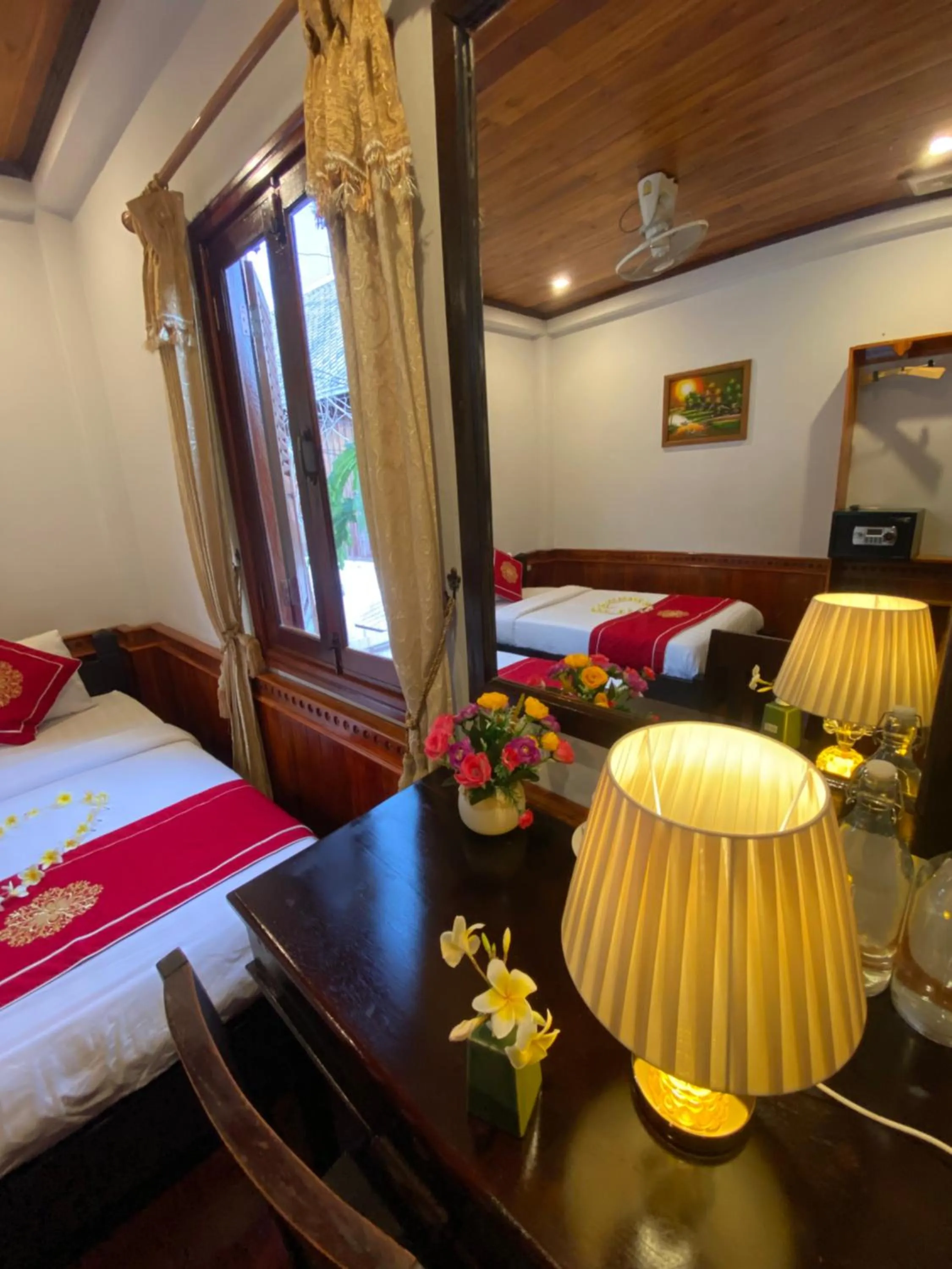 Bedroom, Bed in Golden Lotus Boutique Hotel