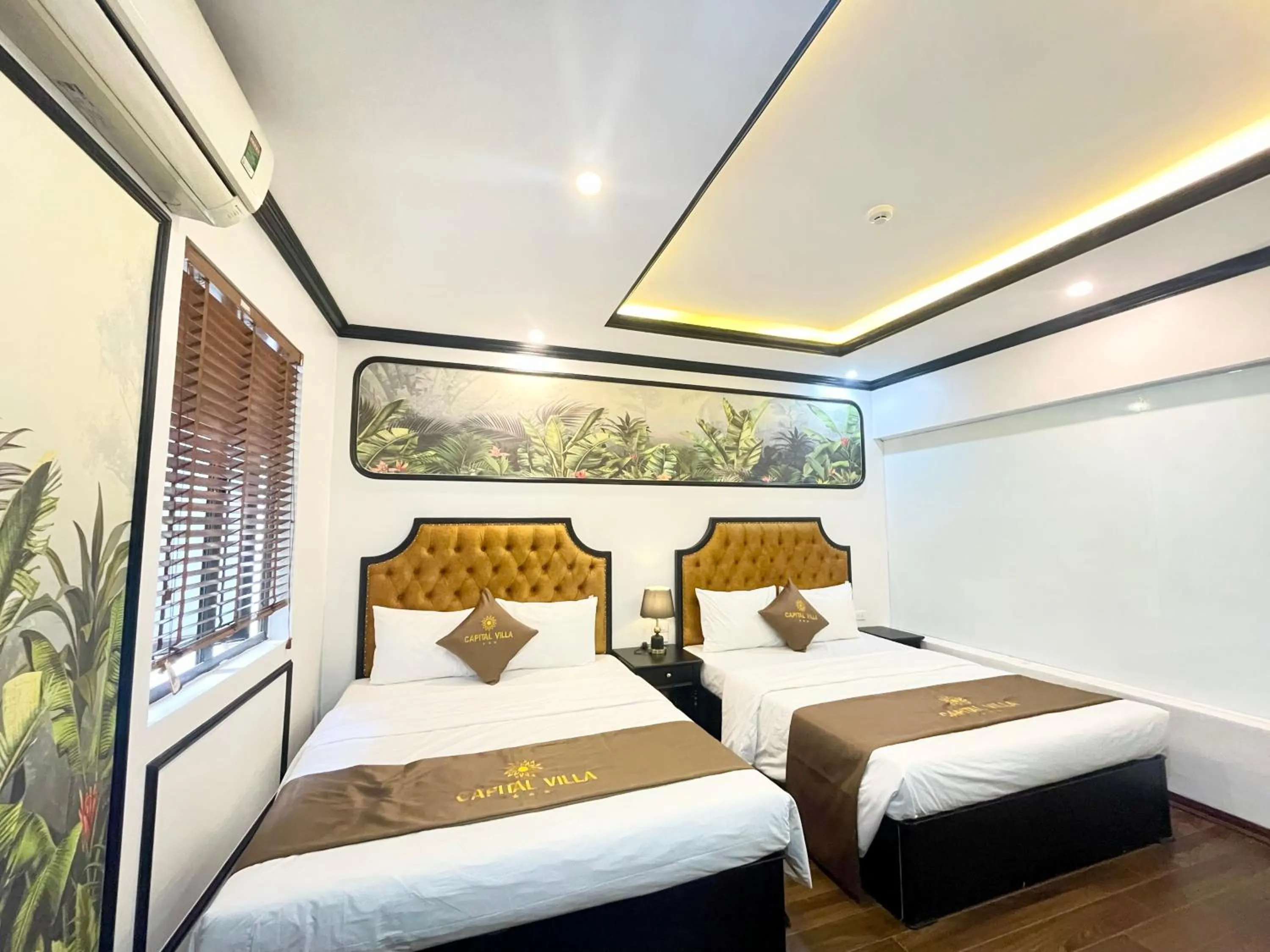 Bed in Capital CauGiay Hotel