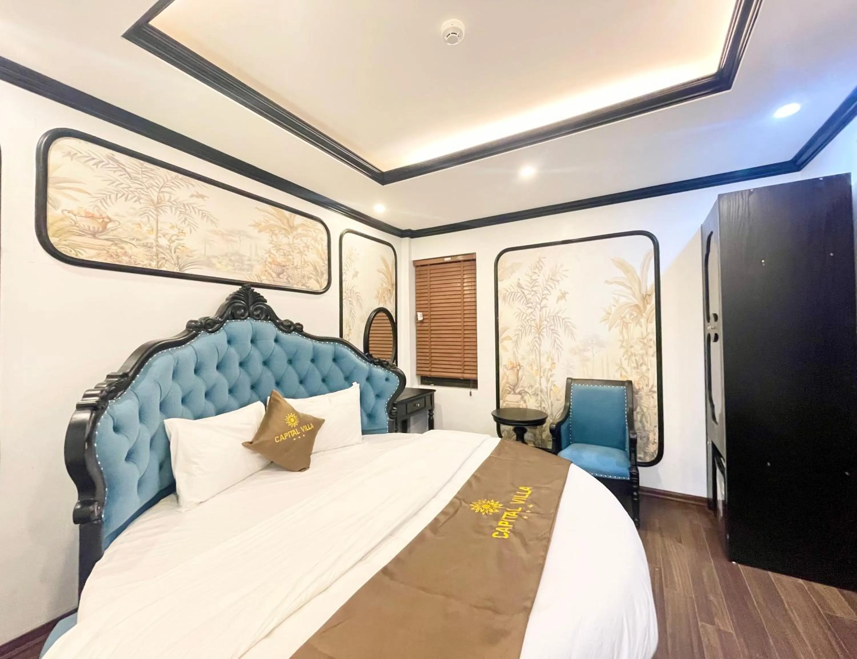 Bed in Capital CauGiay Hotel