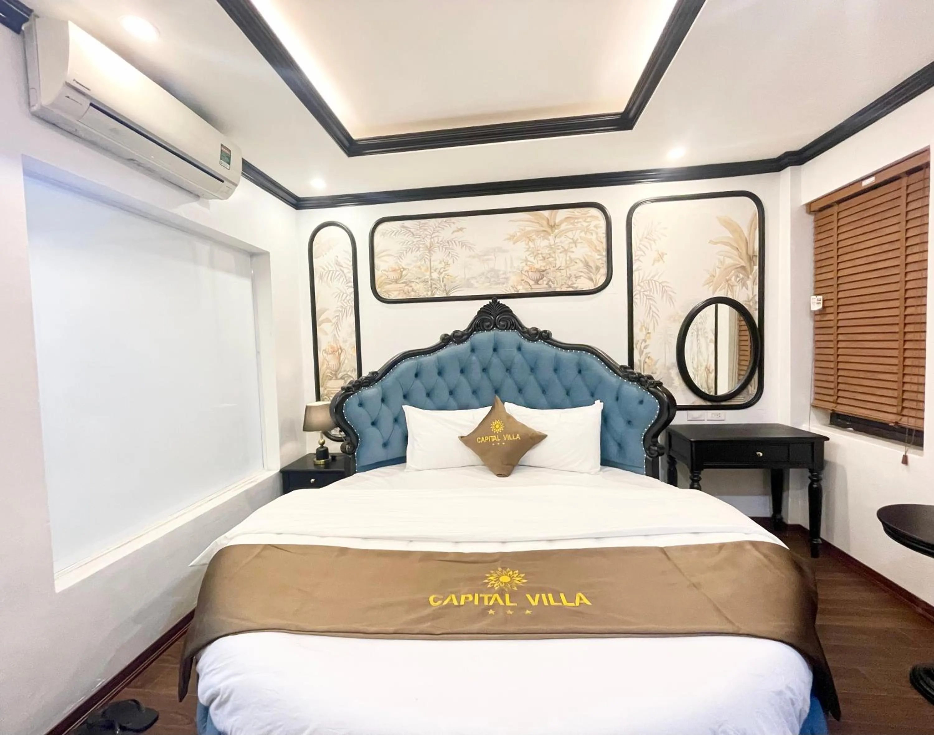 Bed in Capital CauGiay Hotel