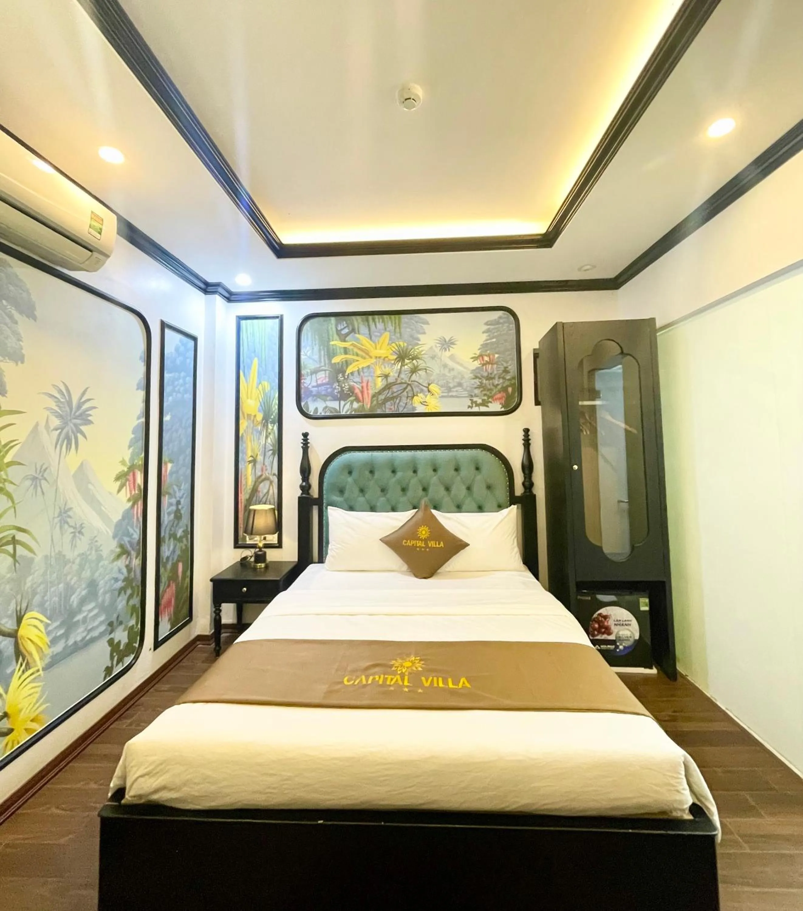 Bed in Capital CauGiay Hotel