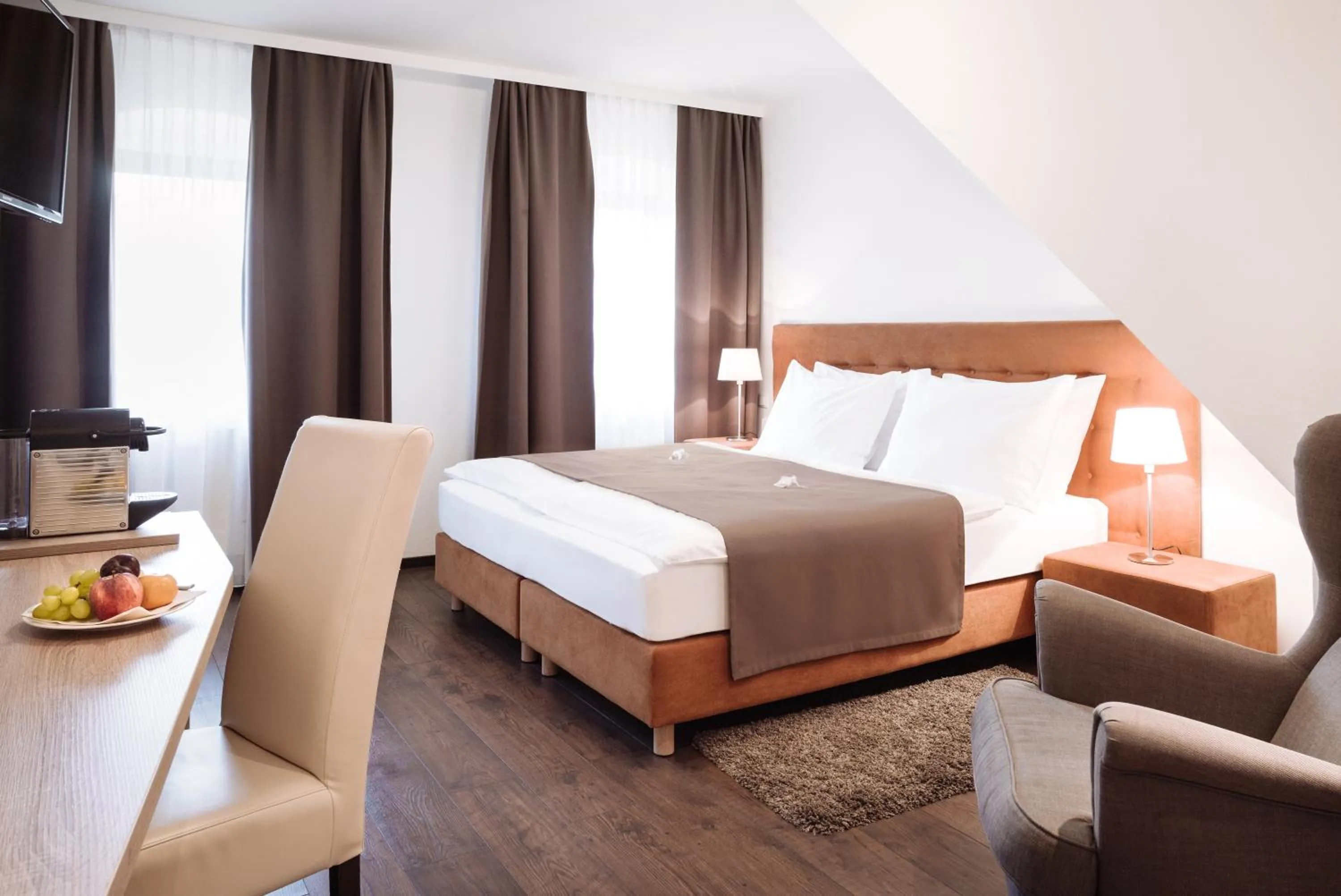 Photo of the whole room, Bed in Die Haslachmühle