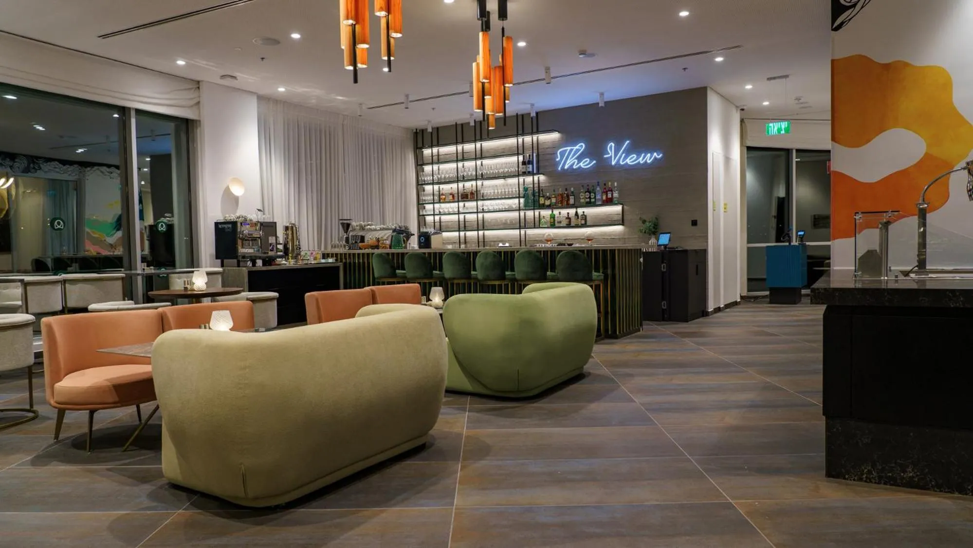 Communal lounge/ TV room in Almond Hotel - Adults only