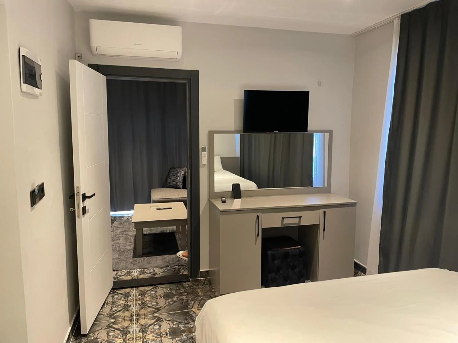 Bed in CK PALACE Hotel