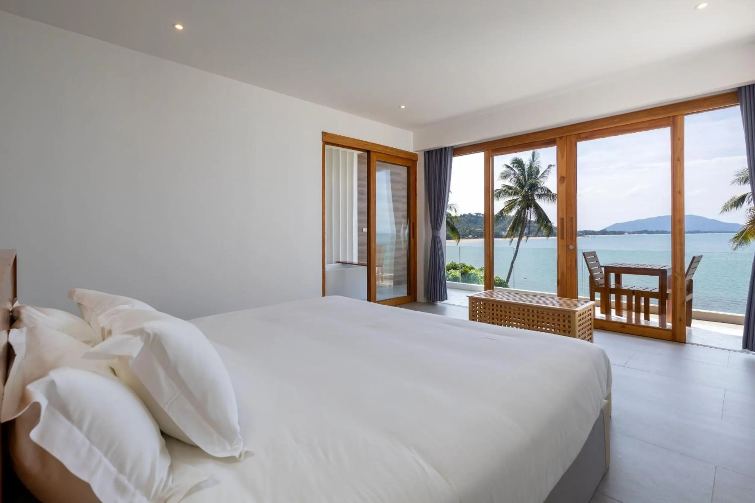 Bed in X-Sea Khanom Harbor Bay Resort