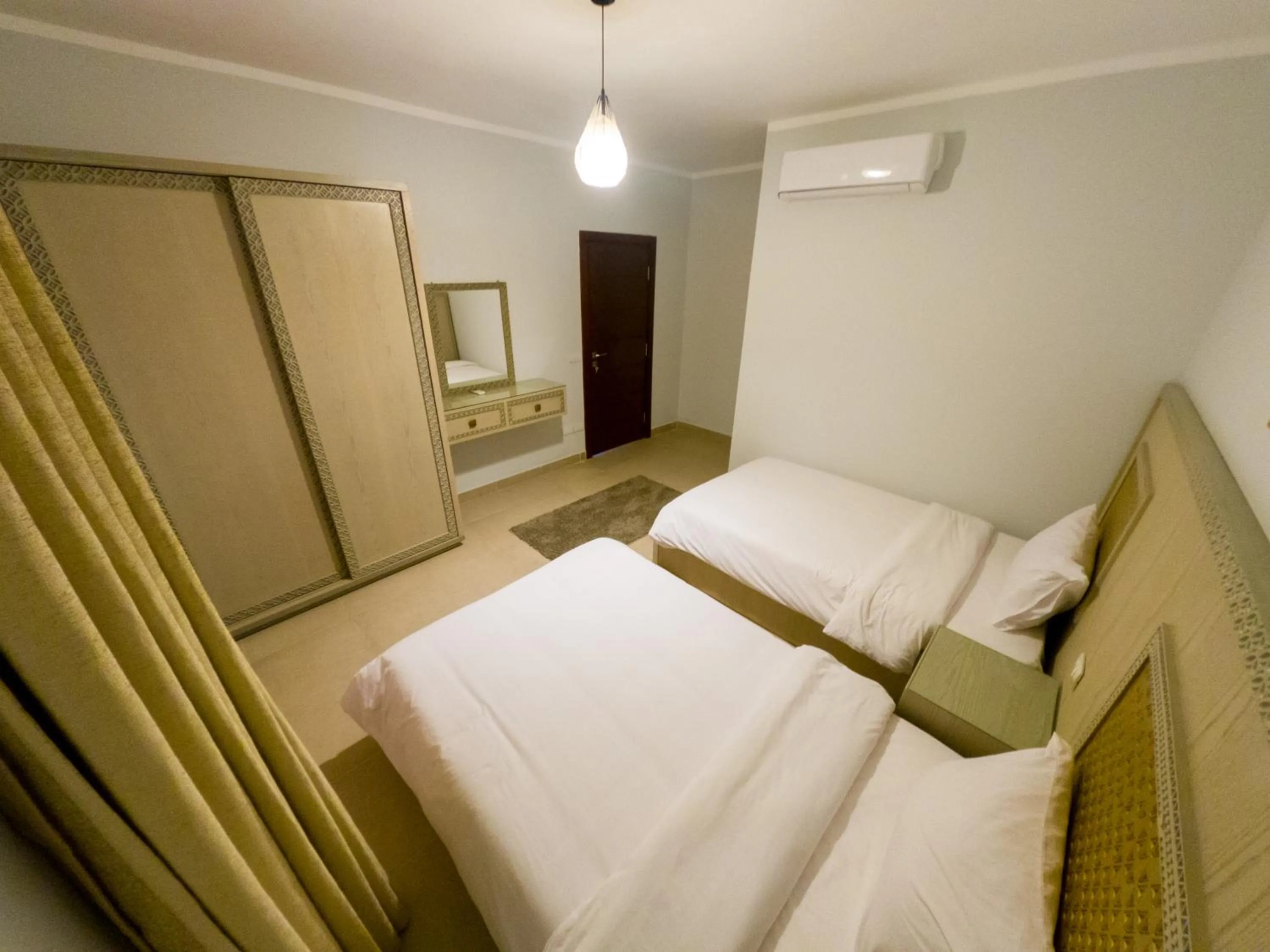 Bed in Blue Residence Dahab