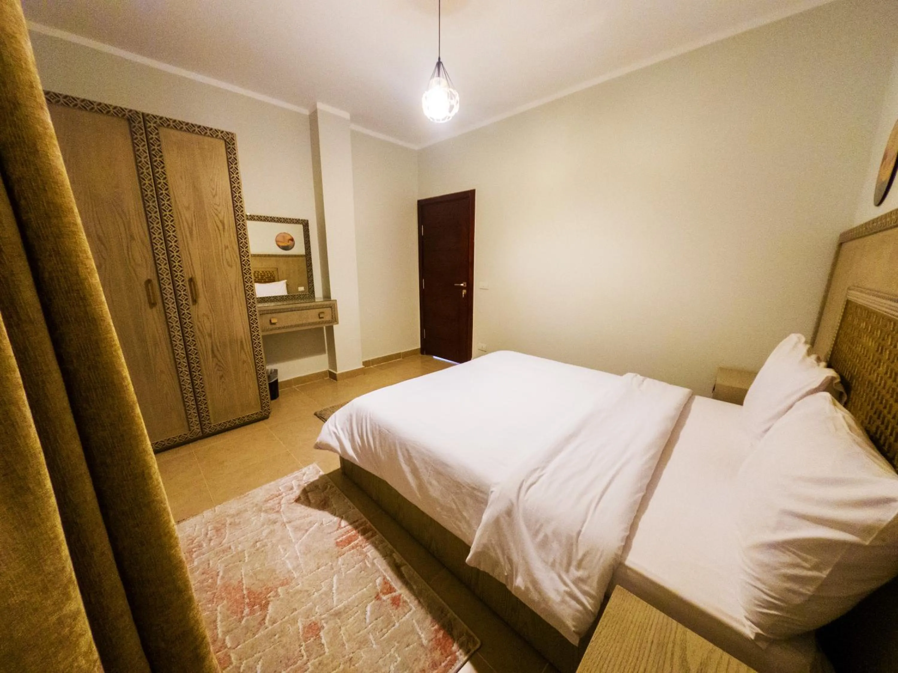 Bed in Blue Residence Dahab