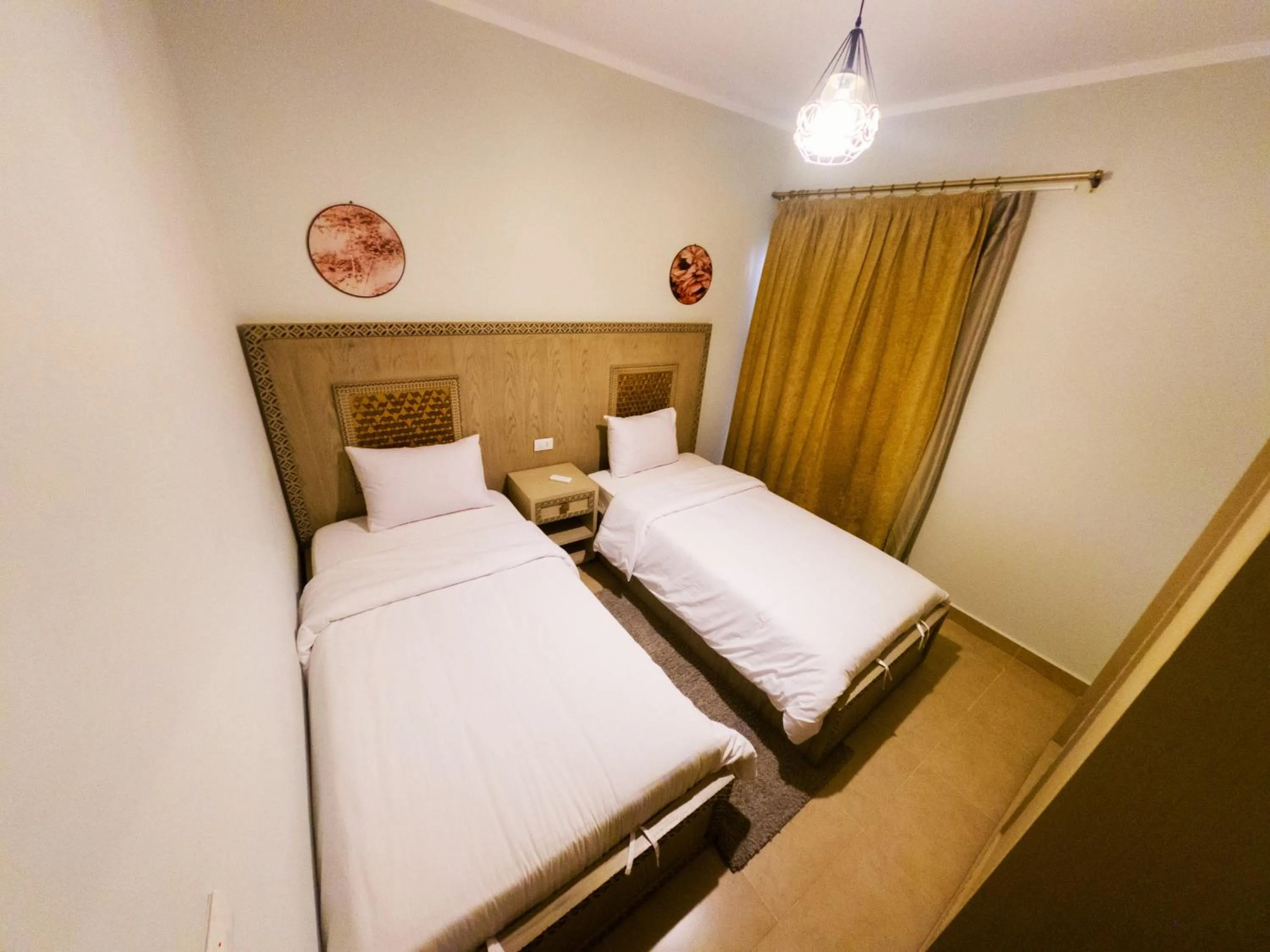 Bed in Blue Residence Dahab