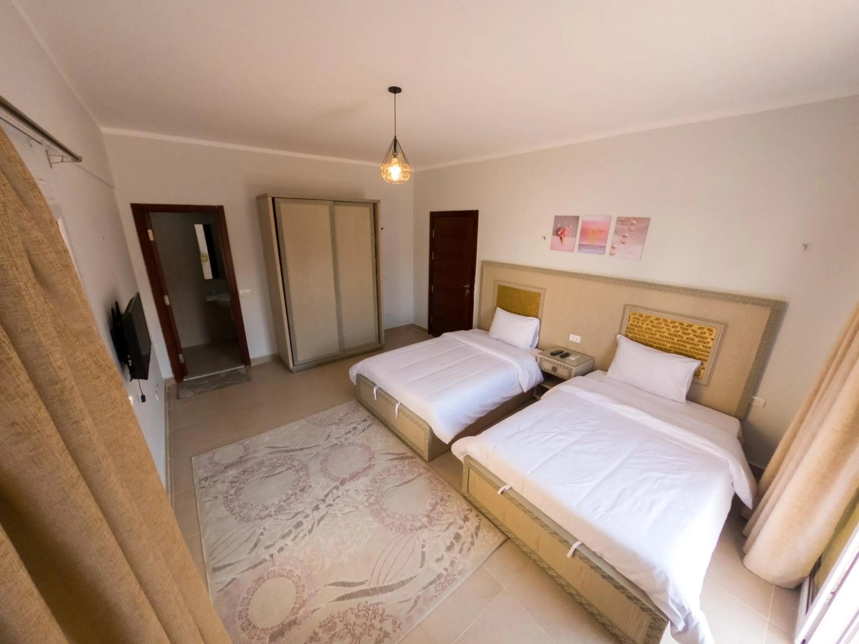 Bed in Blue Residence Dahab