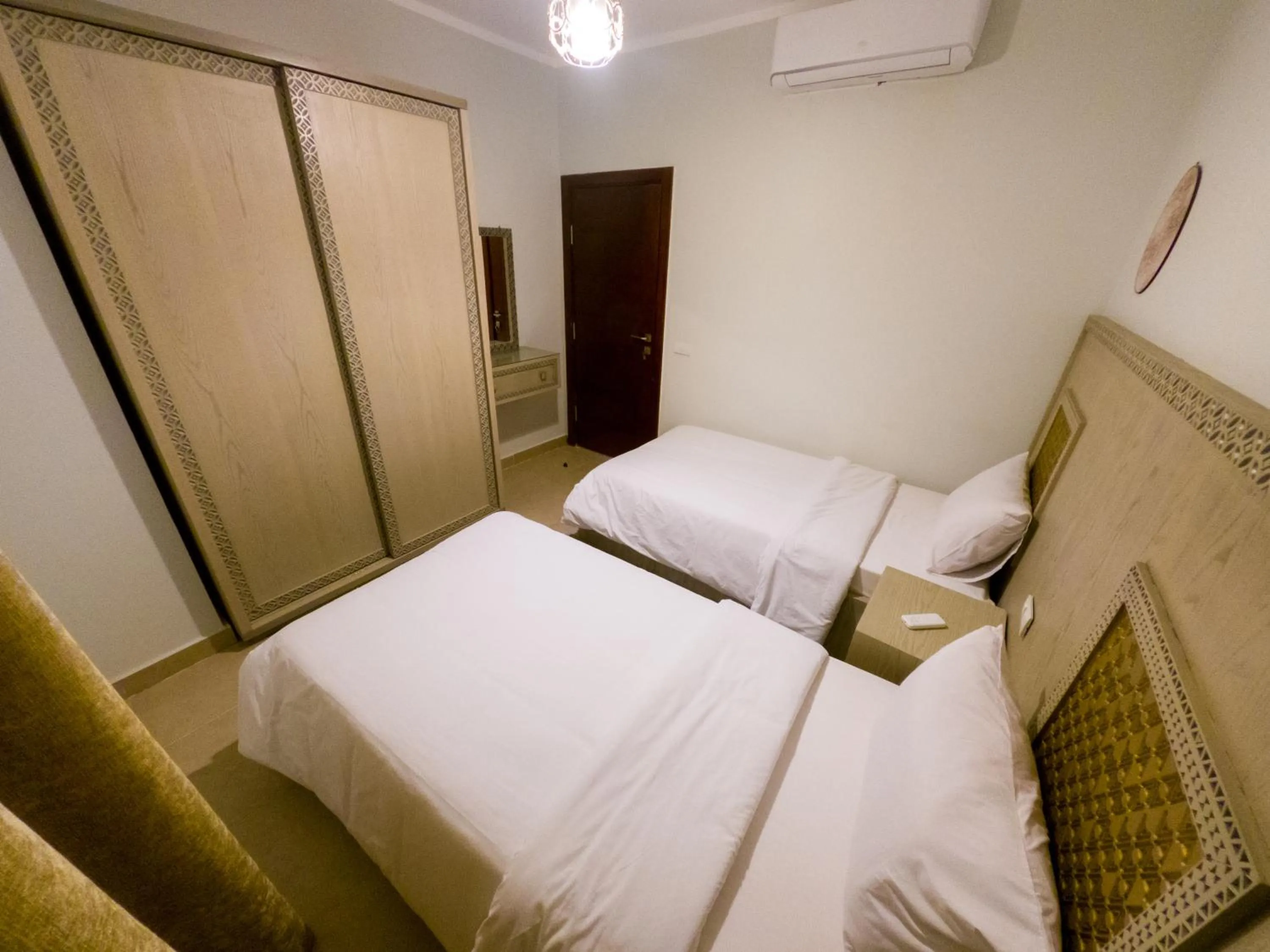 Bed in Blue Residence Dahab