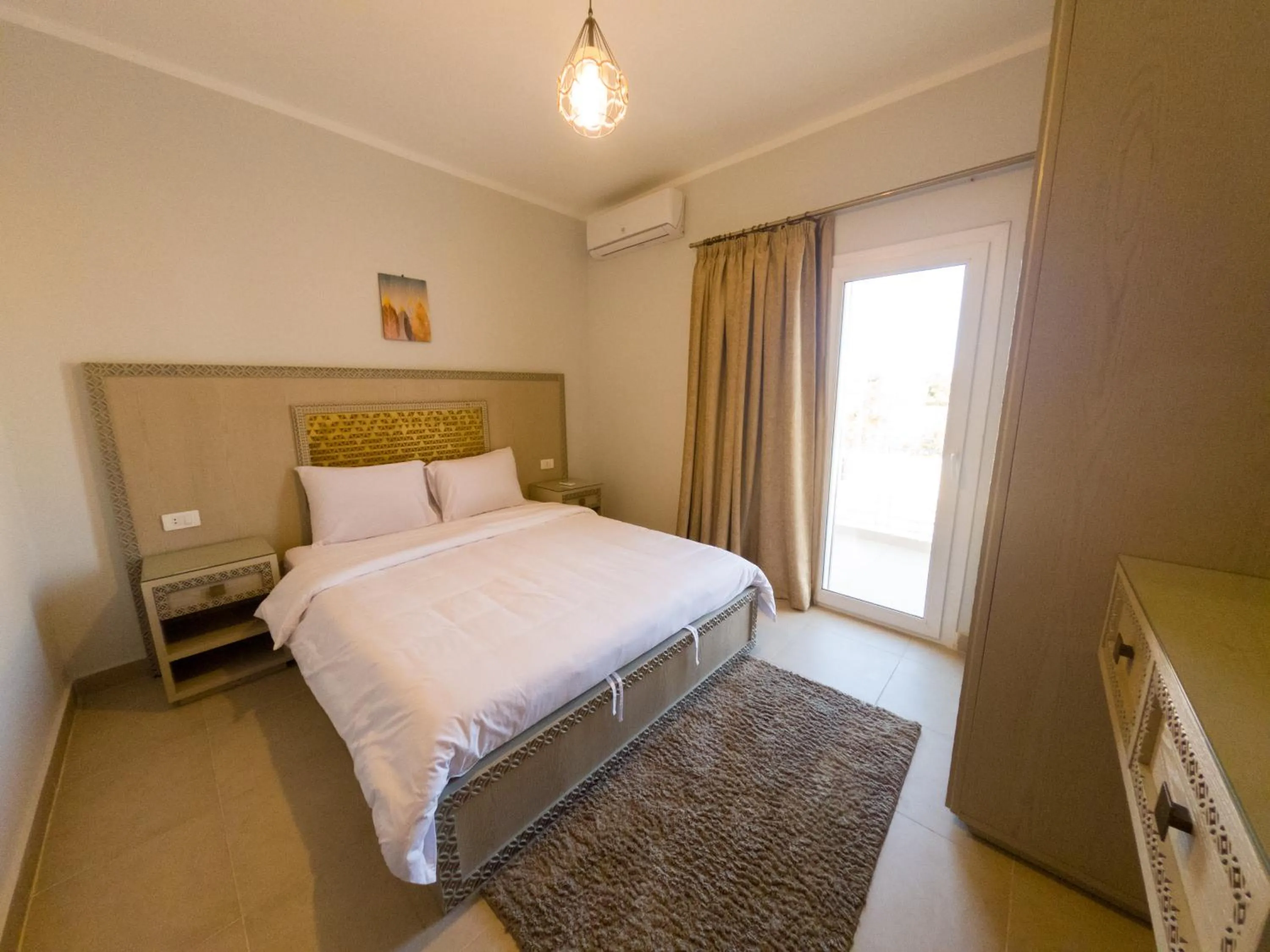 Bed in Blue Residence Dahab