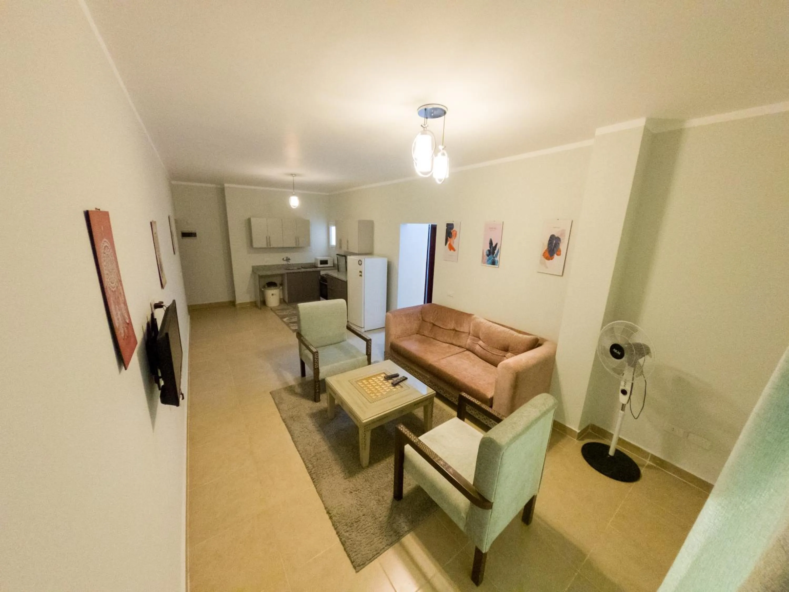 TV and multimedia, Bed in Blue Residence Dahab