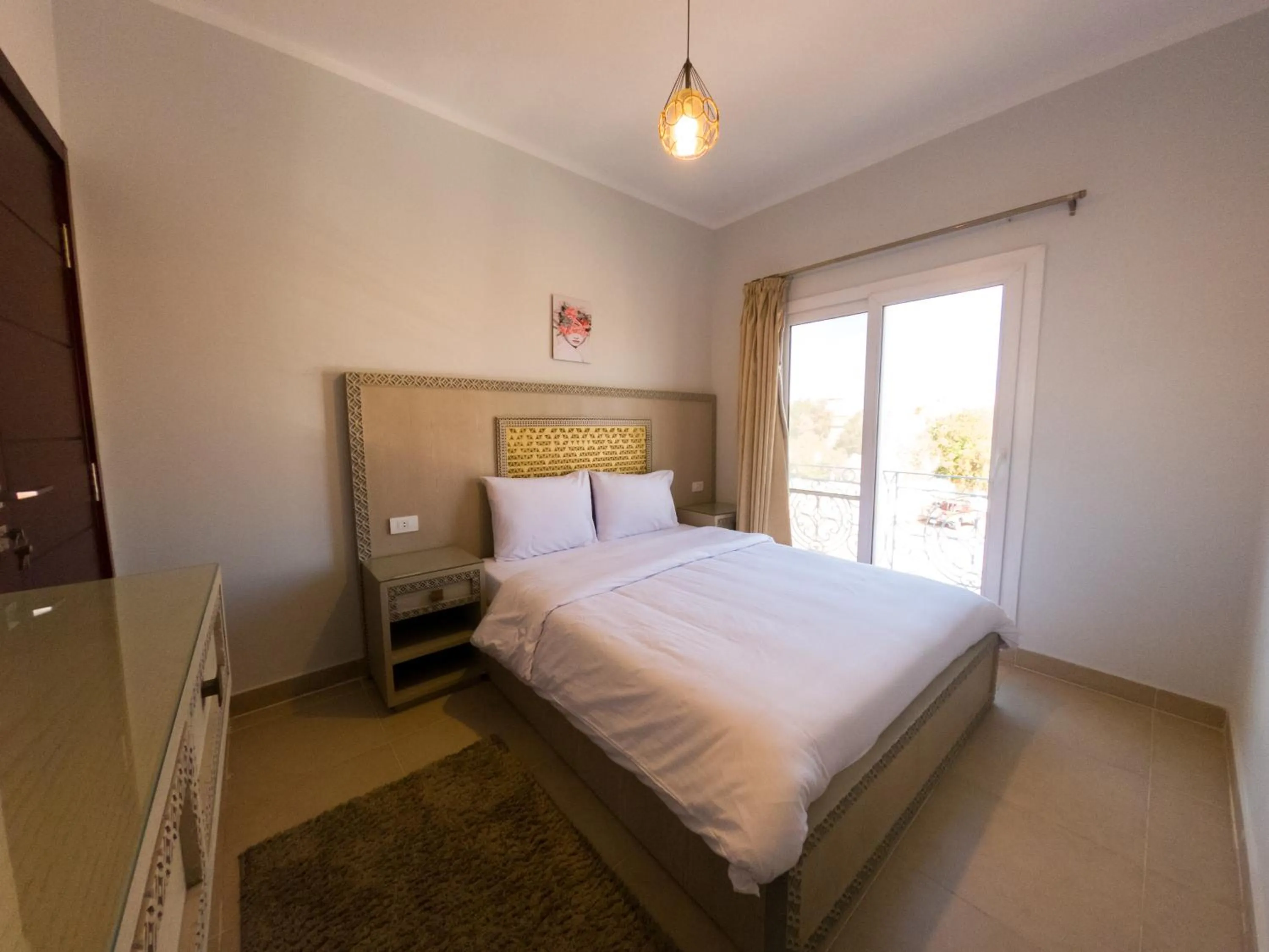 Bed in Blue Residence Dahab