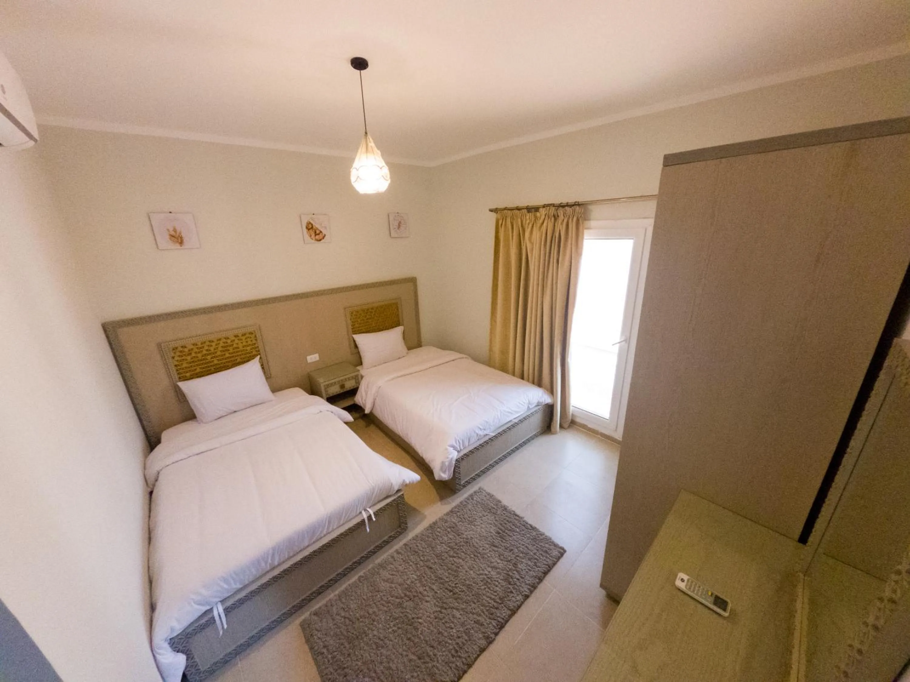 Bed in Blue Residence Dahab