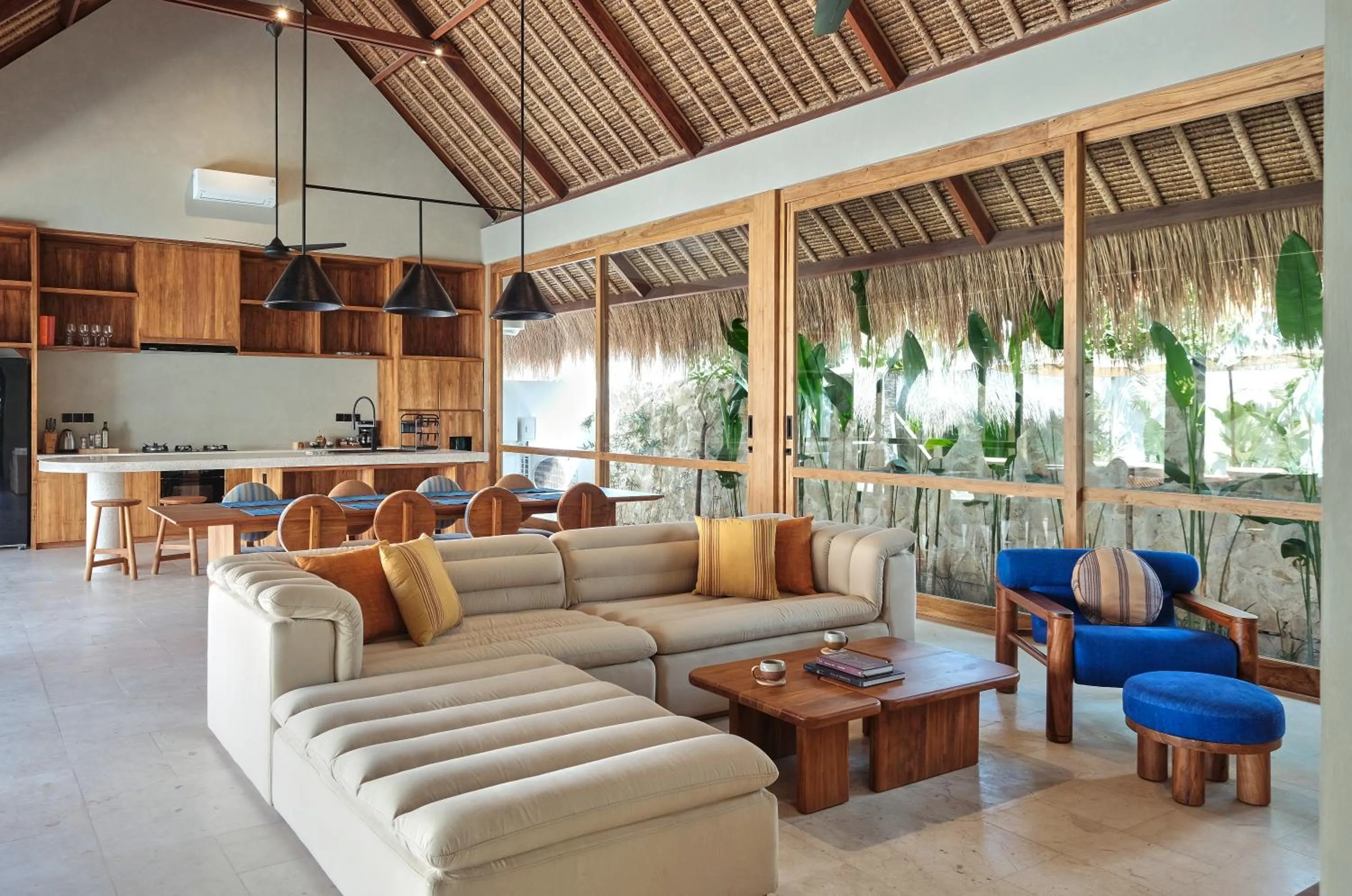 Living room in Boni Beach Villas