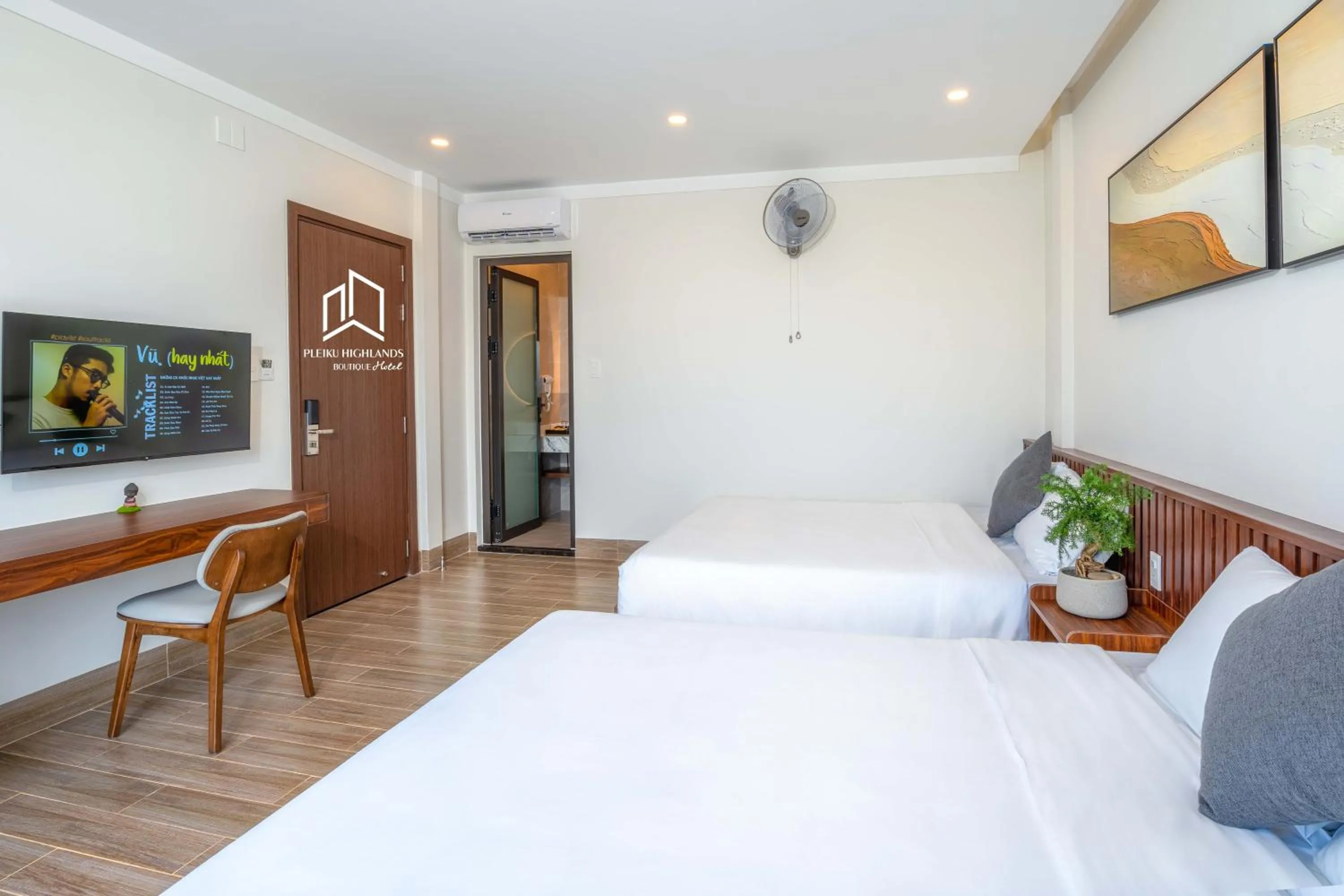 Photo of the whole room, Bed in PLEIKU HIGHLANDS BOUTIQUE HOTEL