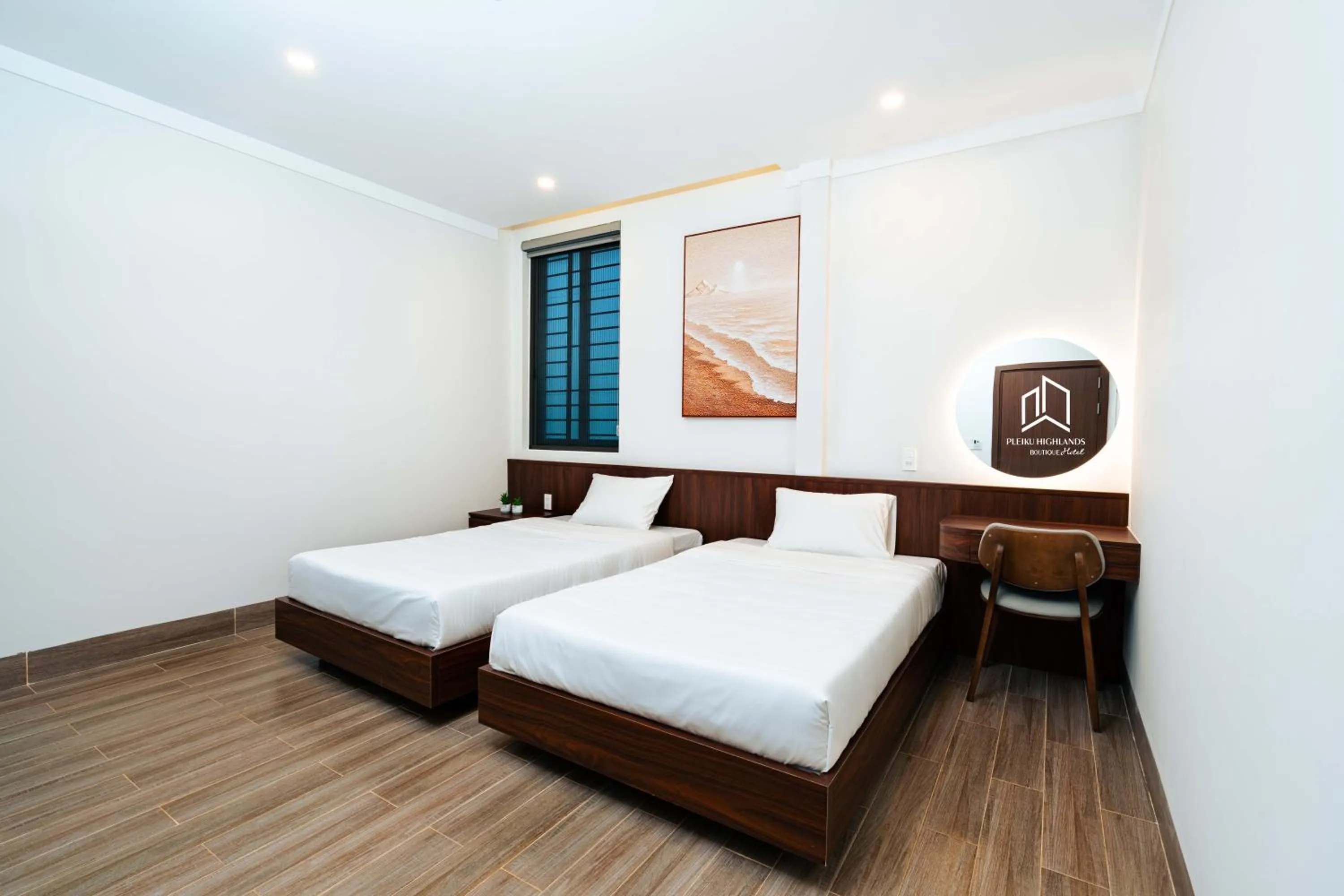 Bed in PLEIKU HIGHLANDS BOUTIQUE HOTEL