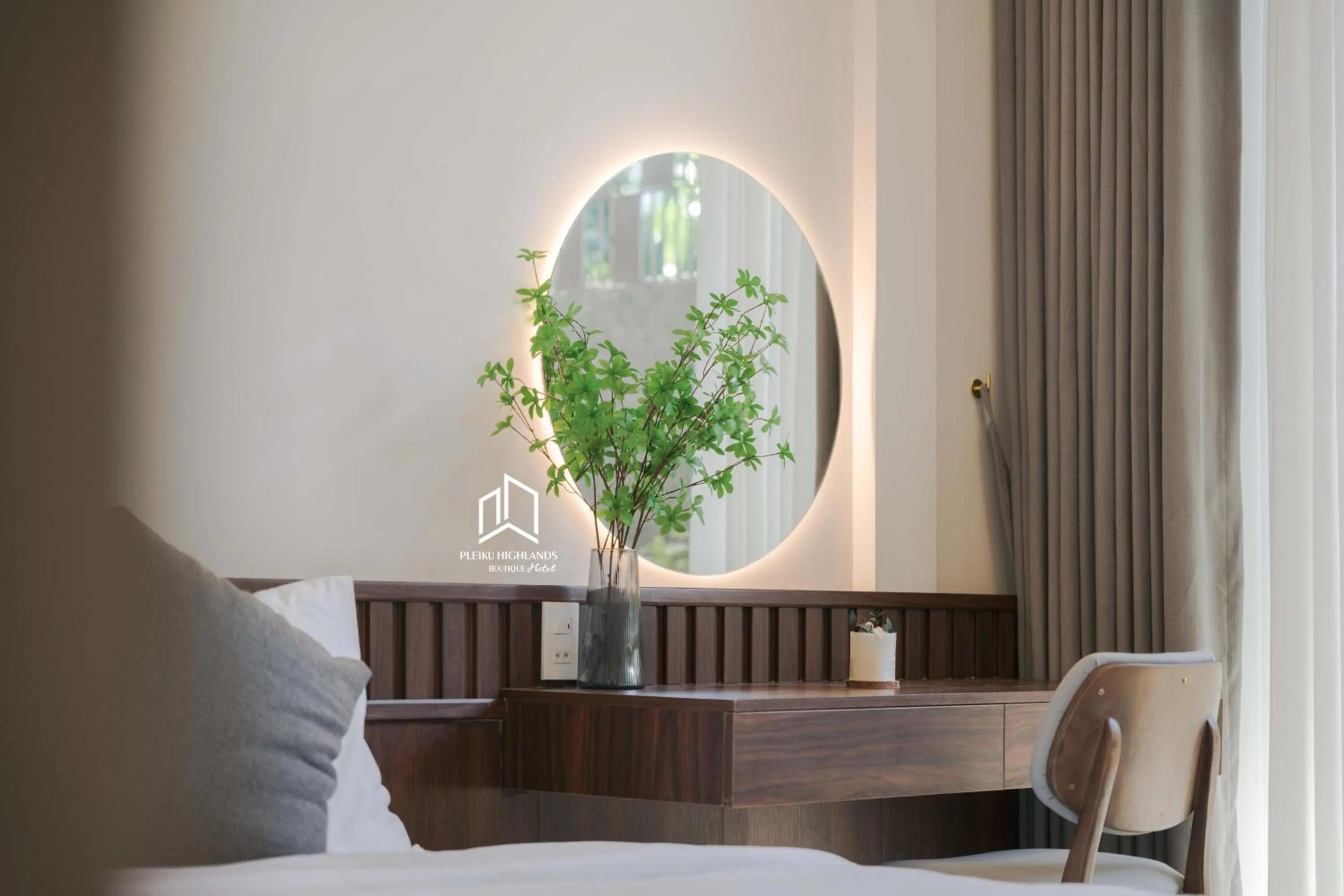 Photo of the whole room, Bed in PLEIKU HIGHLANDS BOUTIQUE HOTEL