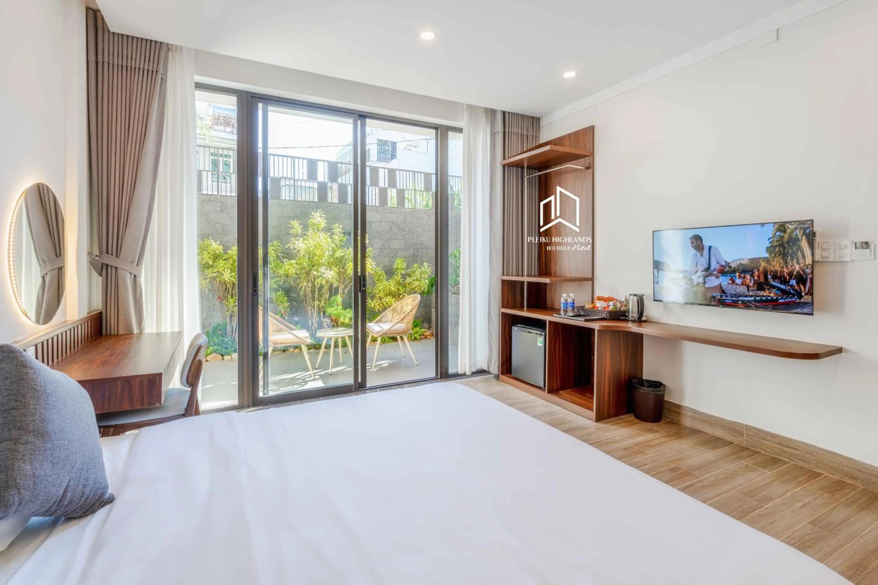 Photo of the whole room, Bed in PLEIKU HIGHLANDS BOUTIQUE HOTEL