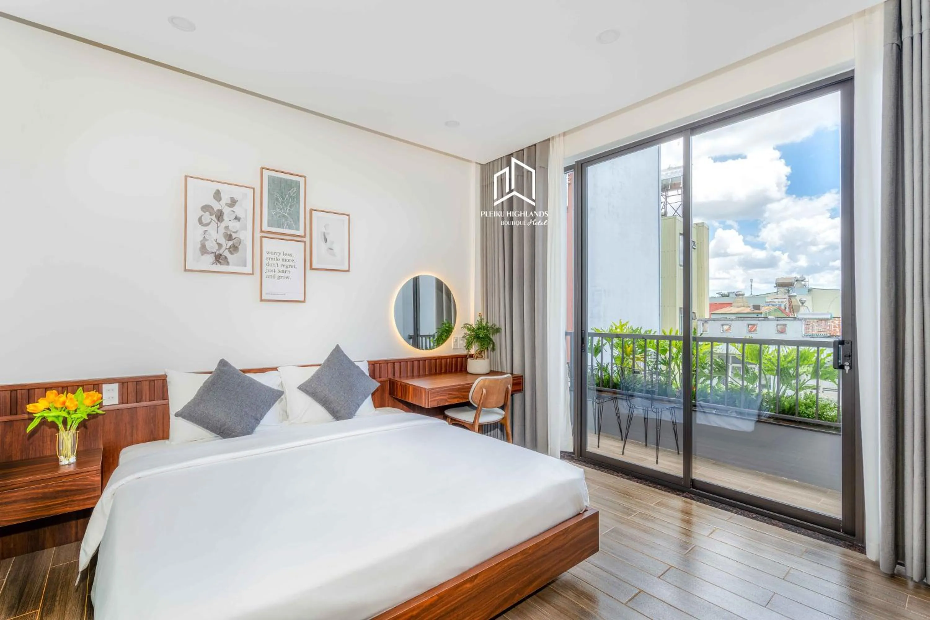 Photo of the whole room, Bed in PLEIKU HIGHLANDS BOUTIQUE HOTEL