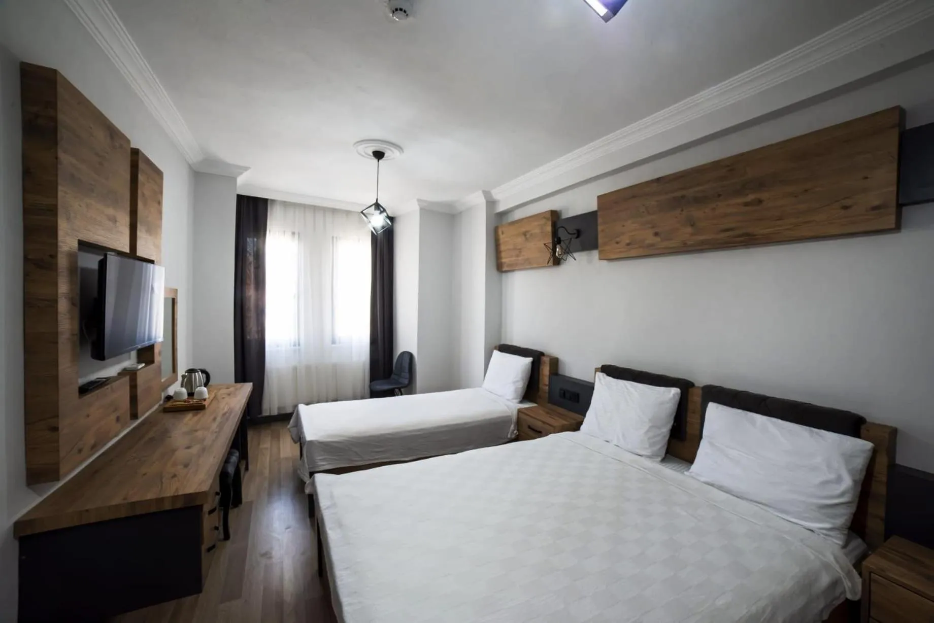 Bed in İmroz Adali's Hotel