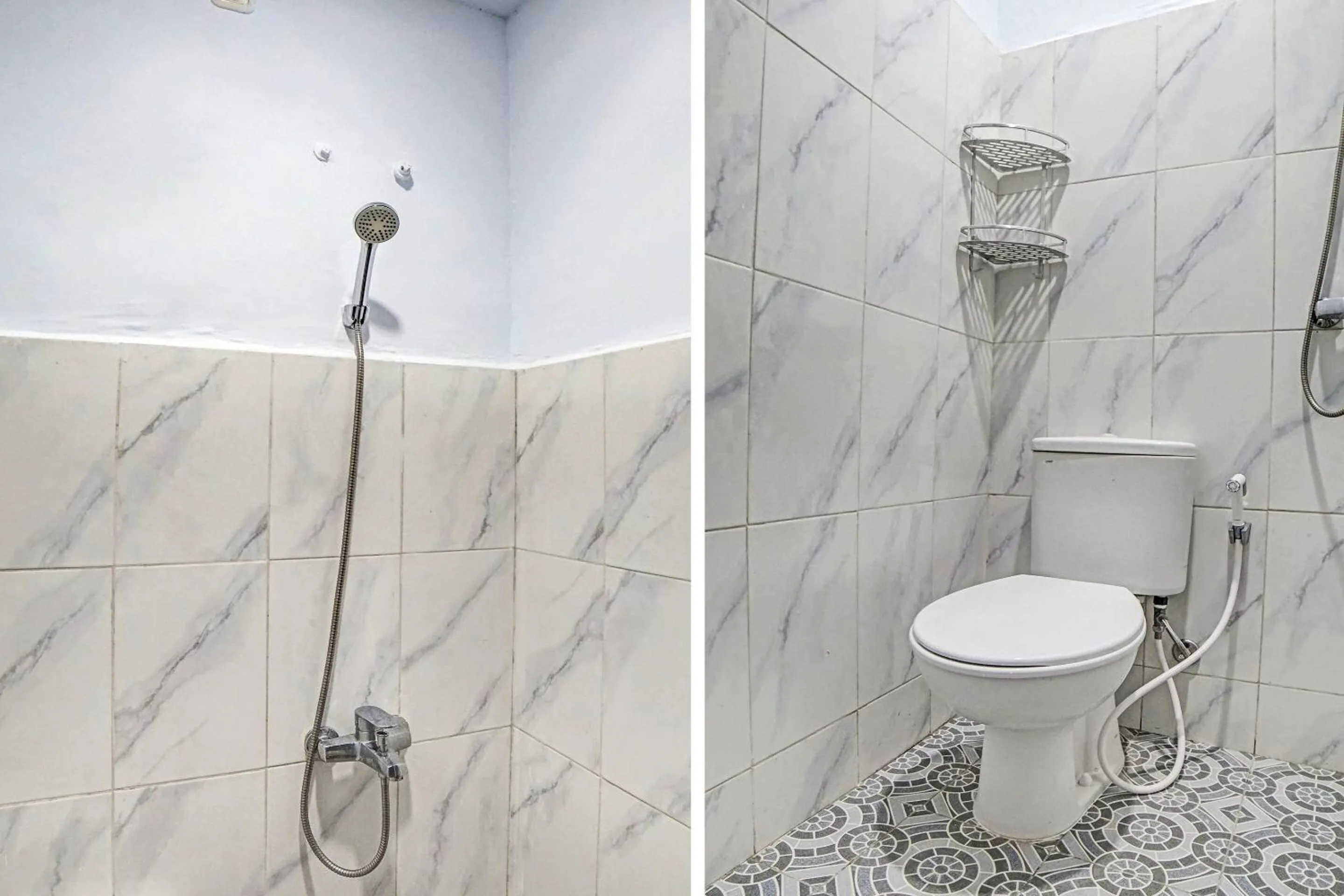 Bathroom in Hotel O Planet Guest House Syariah