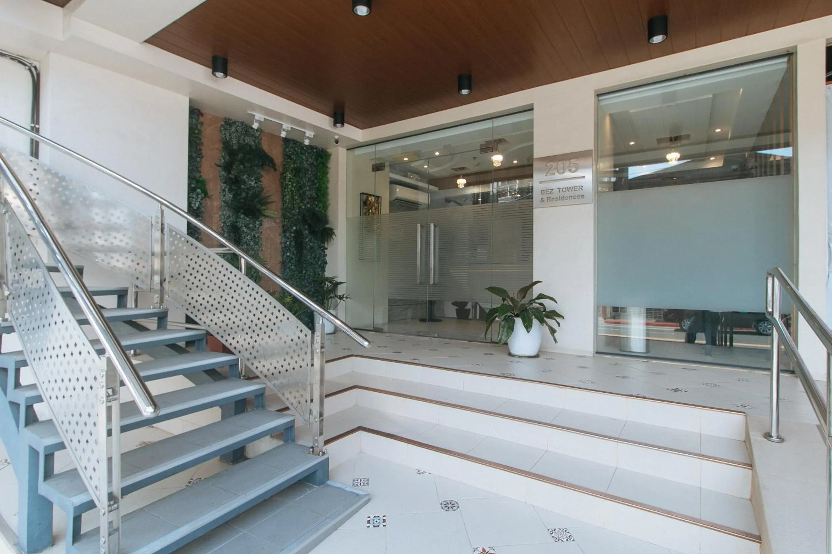 Facade/entrance in RedDoorz Plus @ Bez Tower and Residences San Juan