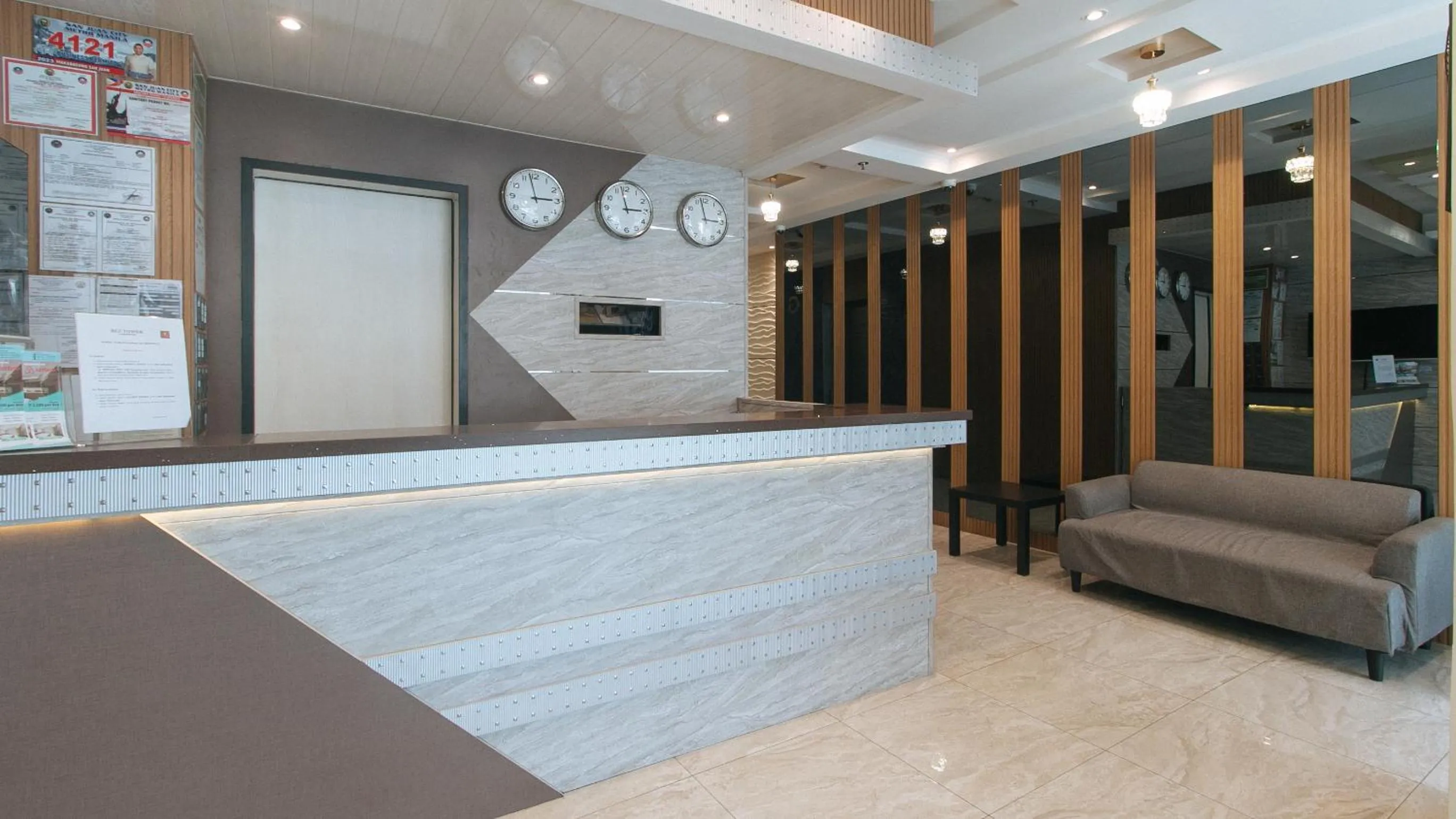 Lobby or reception in RedDoorz Plus @ Bez Tower and Residences San Juan