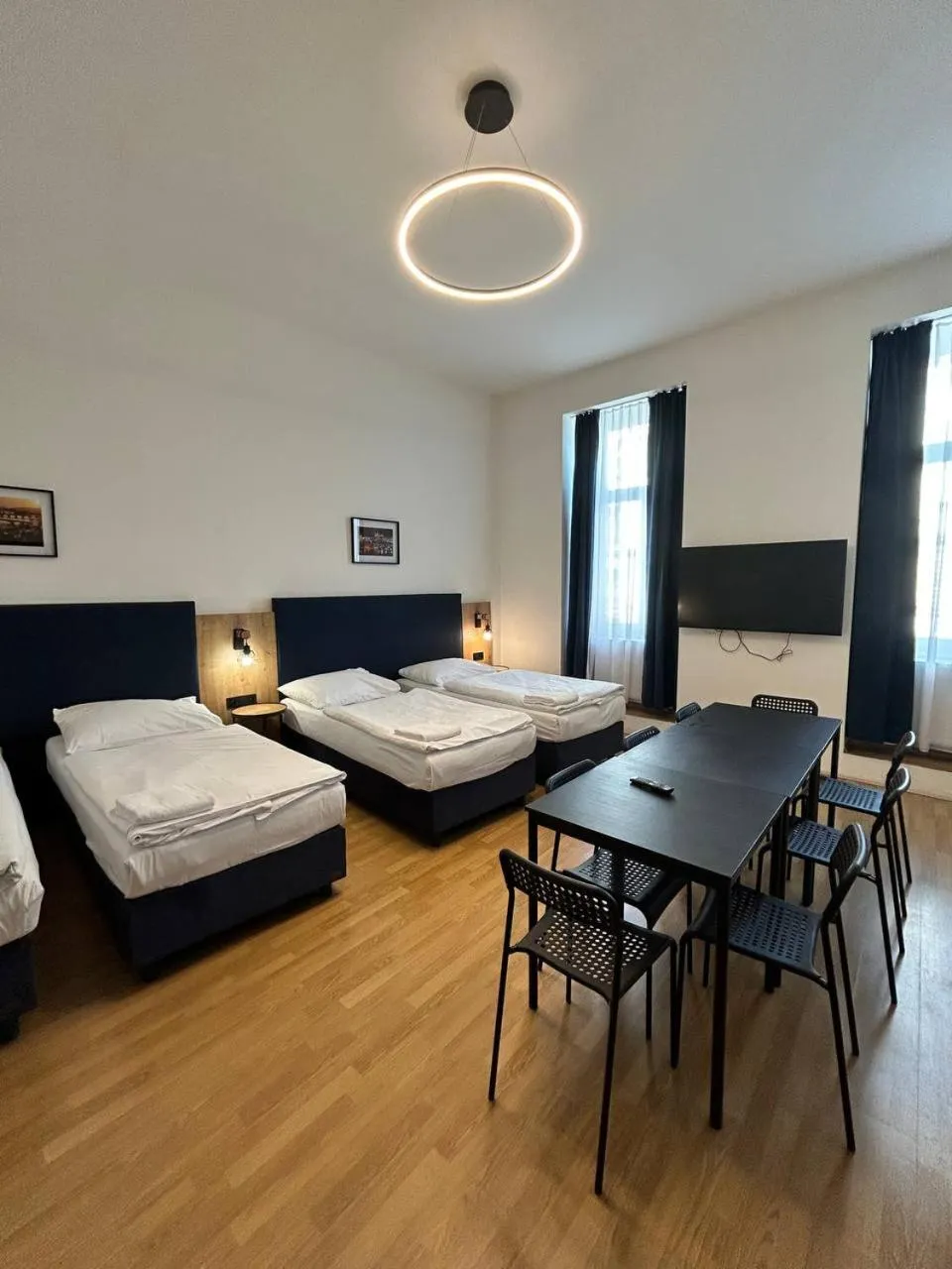 Bed in Powder Tower Suites