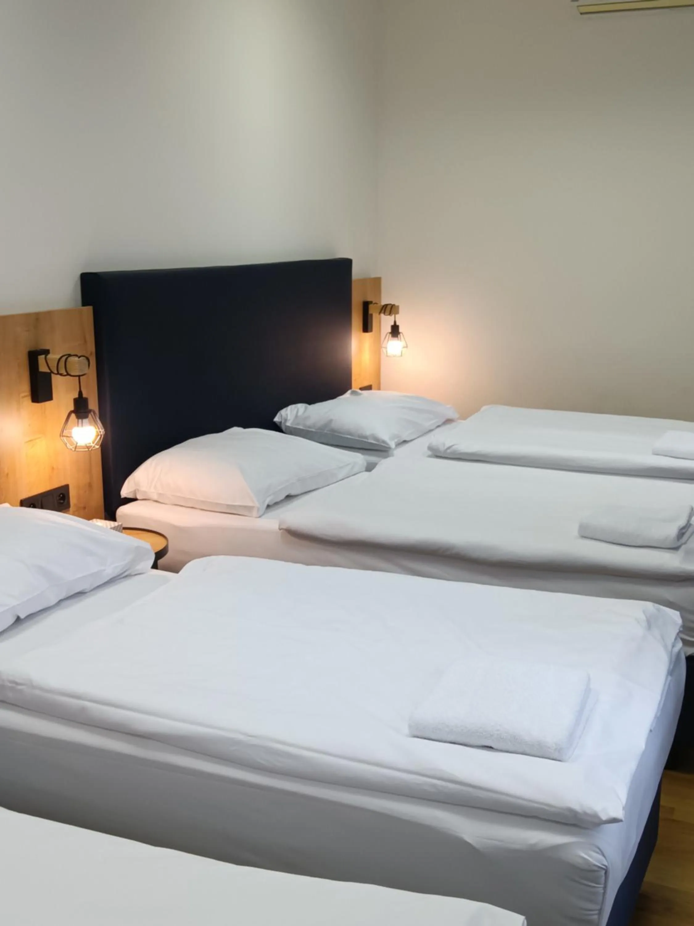 Bed in Powder Tower Suites