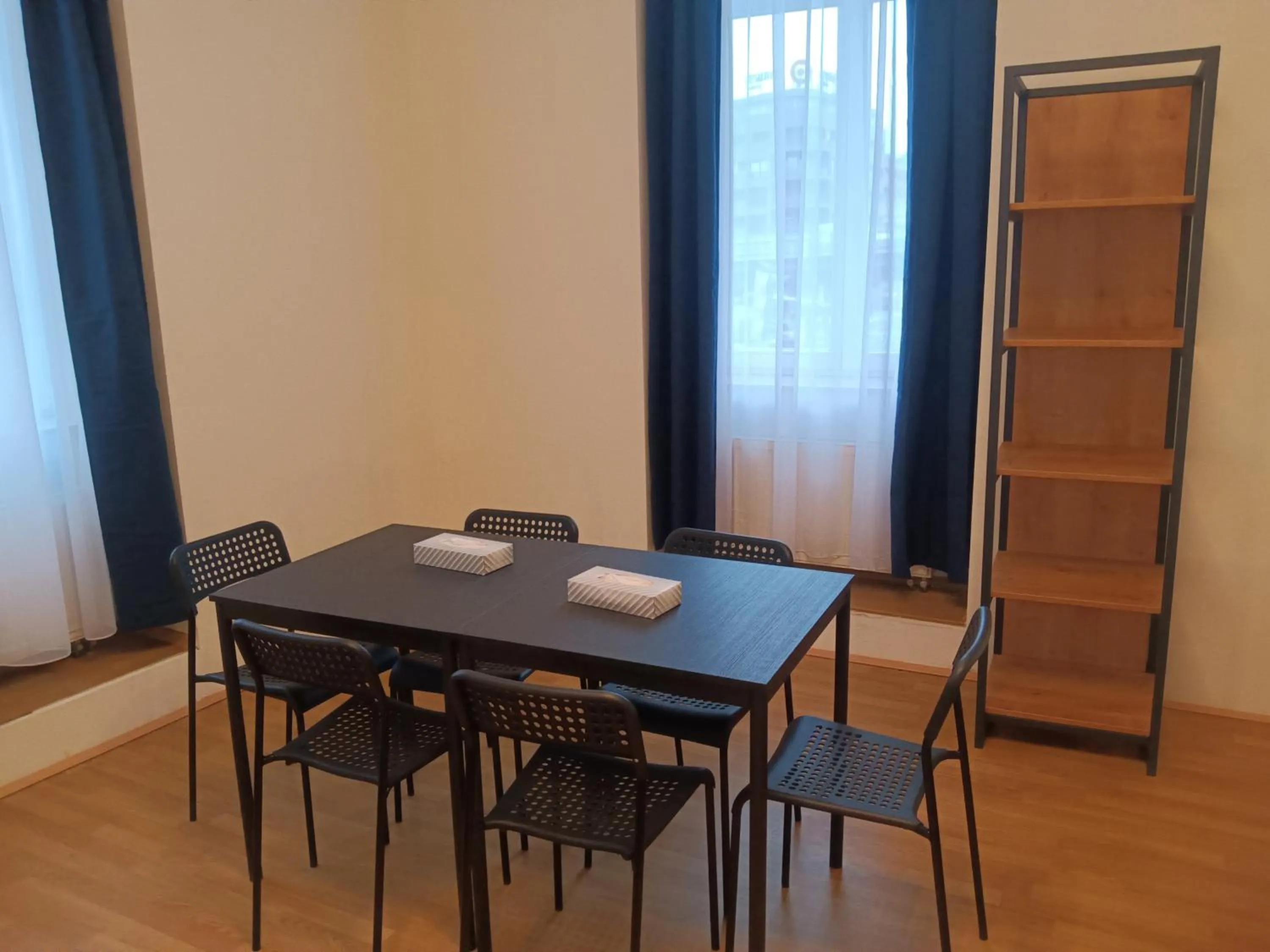 Seating area in Powder Tower Suites