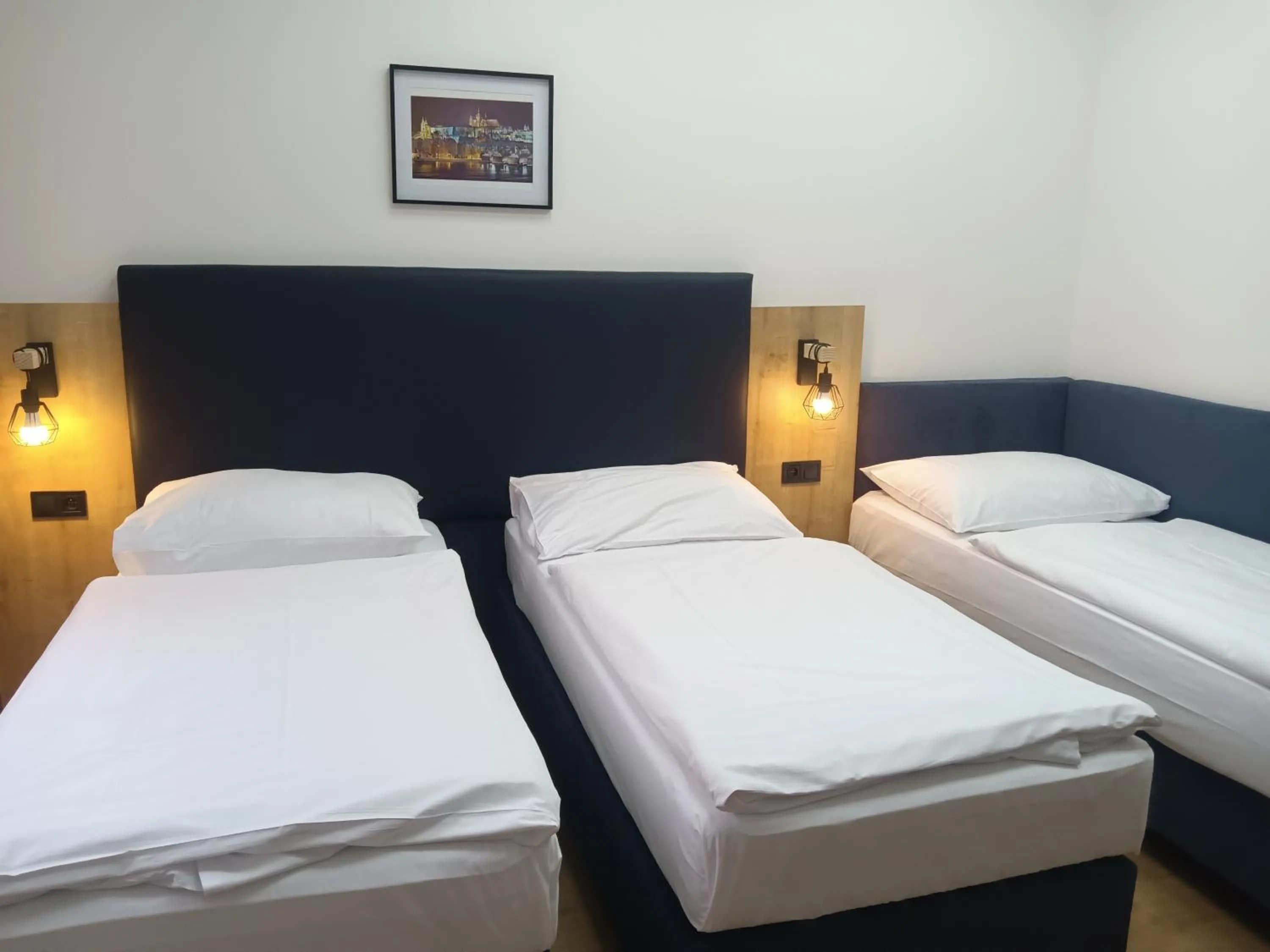 Bed in Powder Tower Suites