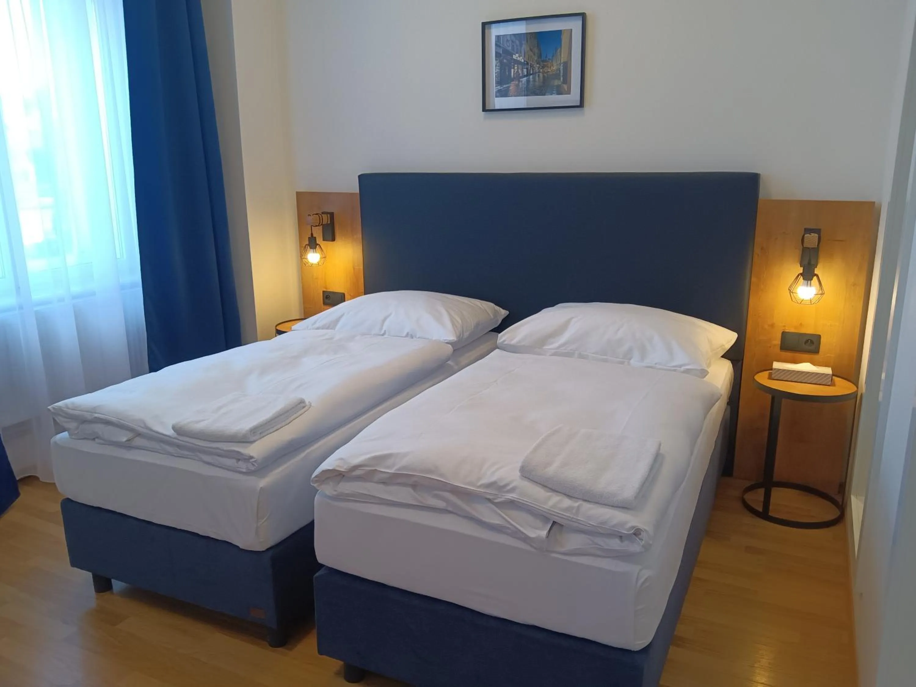 Bed in Powder Tower Suites