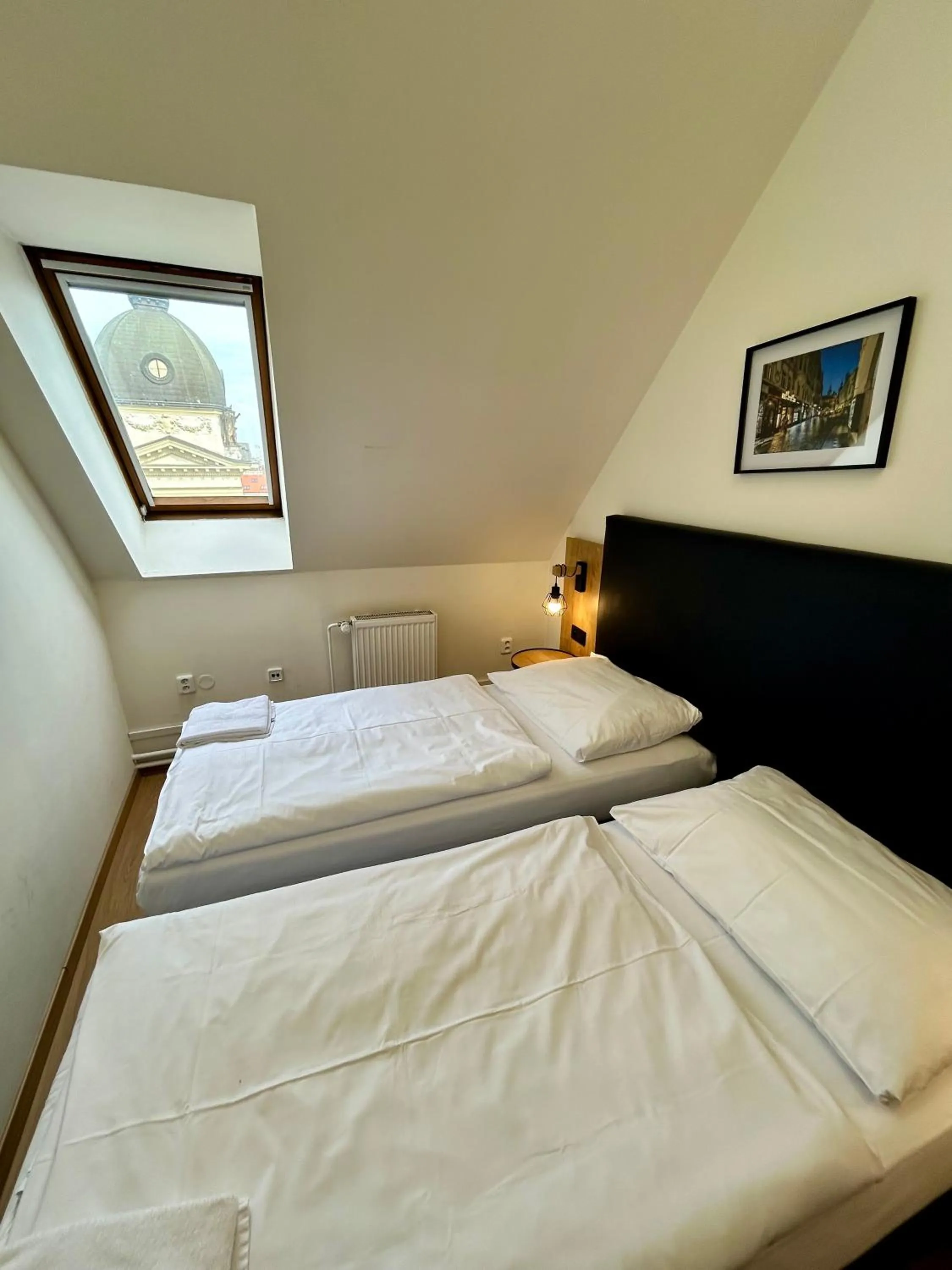 Bed in Powder Tower Suites